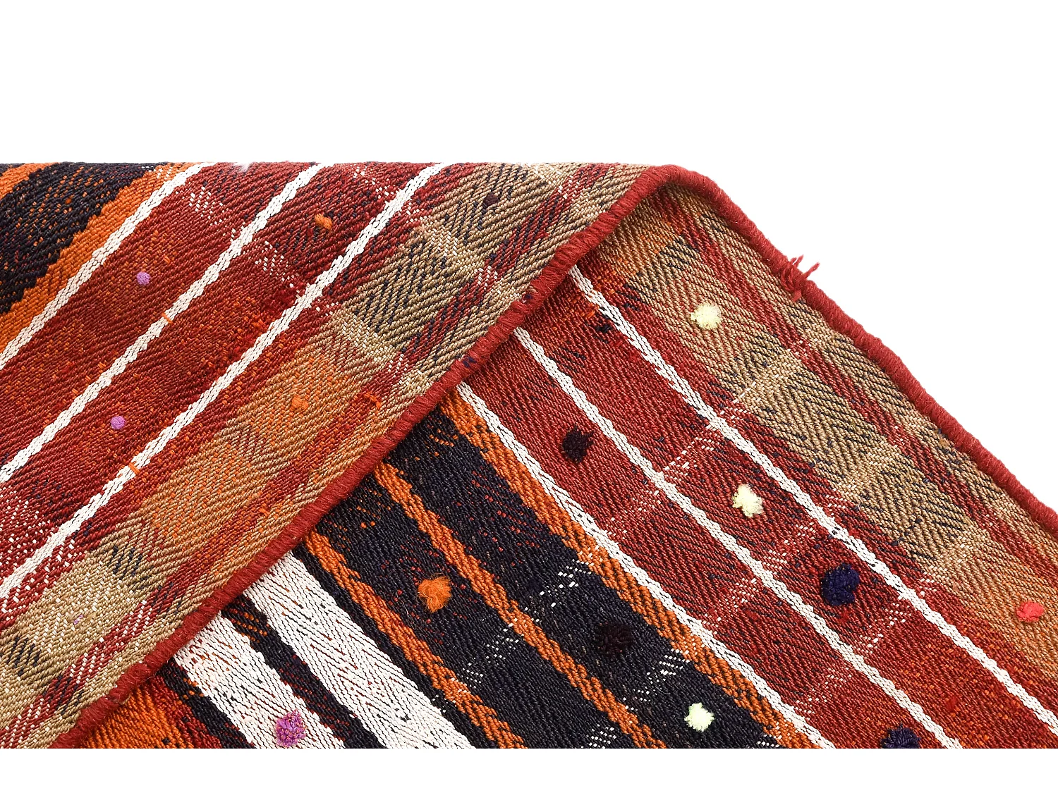 Tapis de laine 134x175 multicolore Jajim