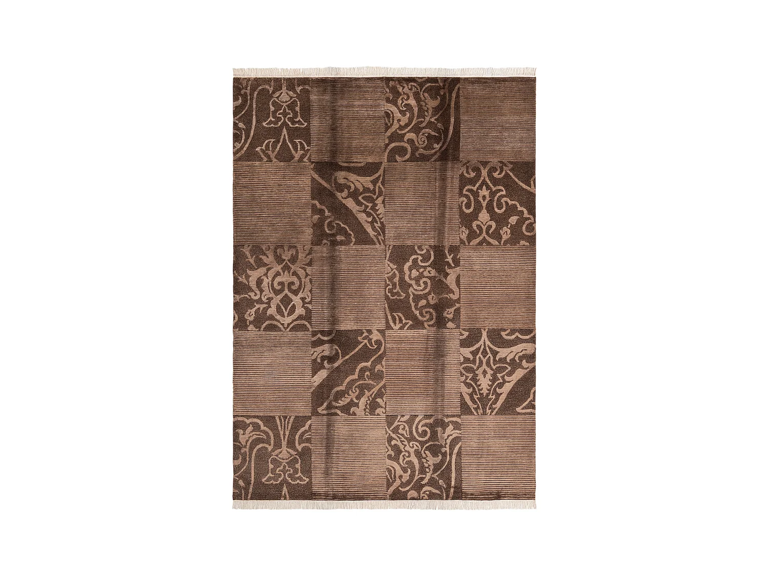 Tapis de laine 175x244 brun Darya