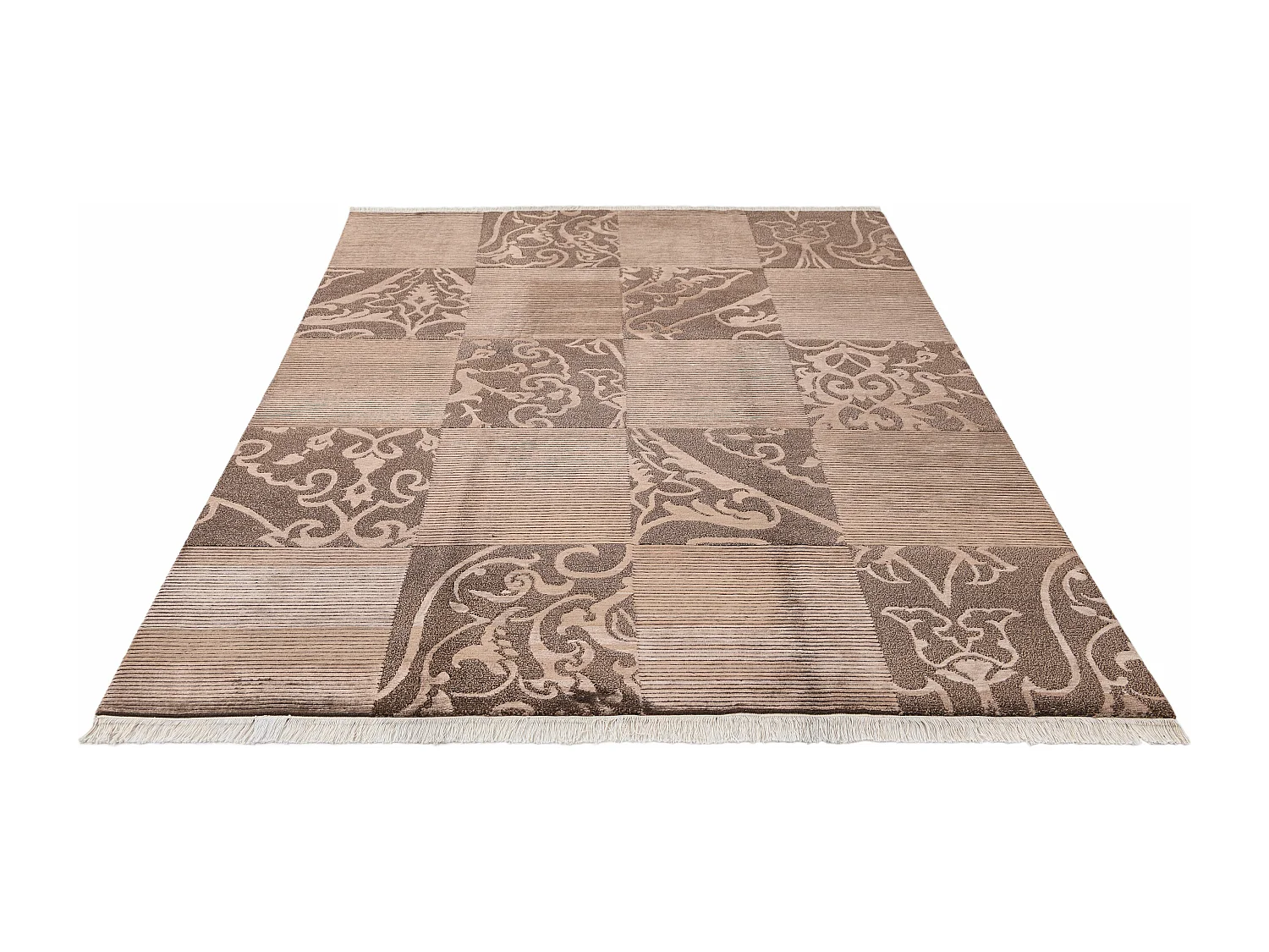 Tapis de laine 175x244 brun Darya