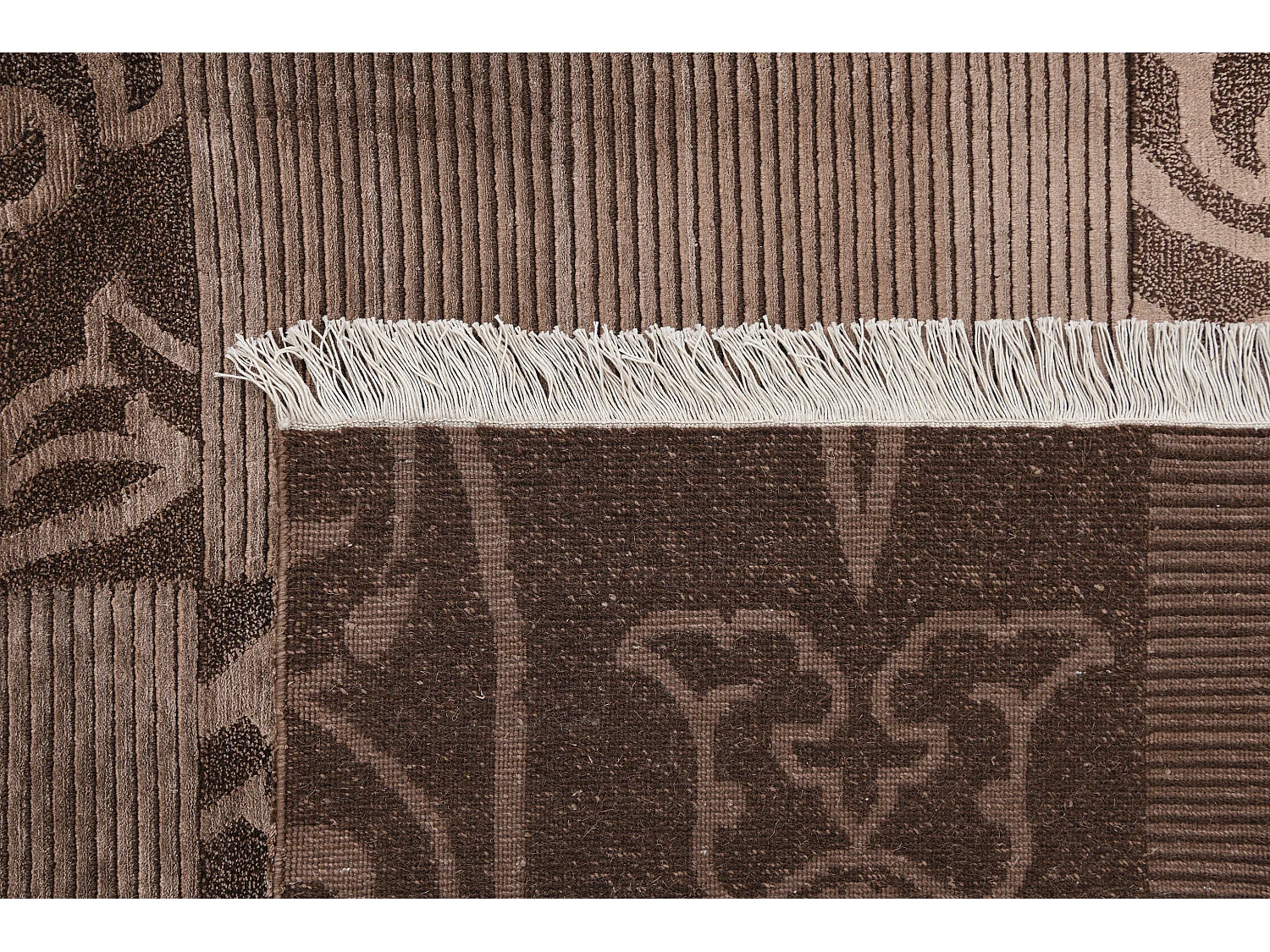 Tapis de laine 175x244 brun Darya