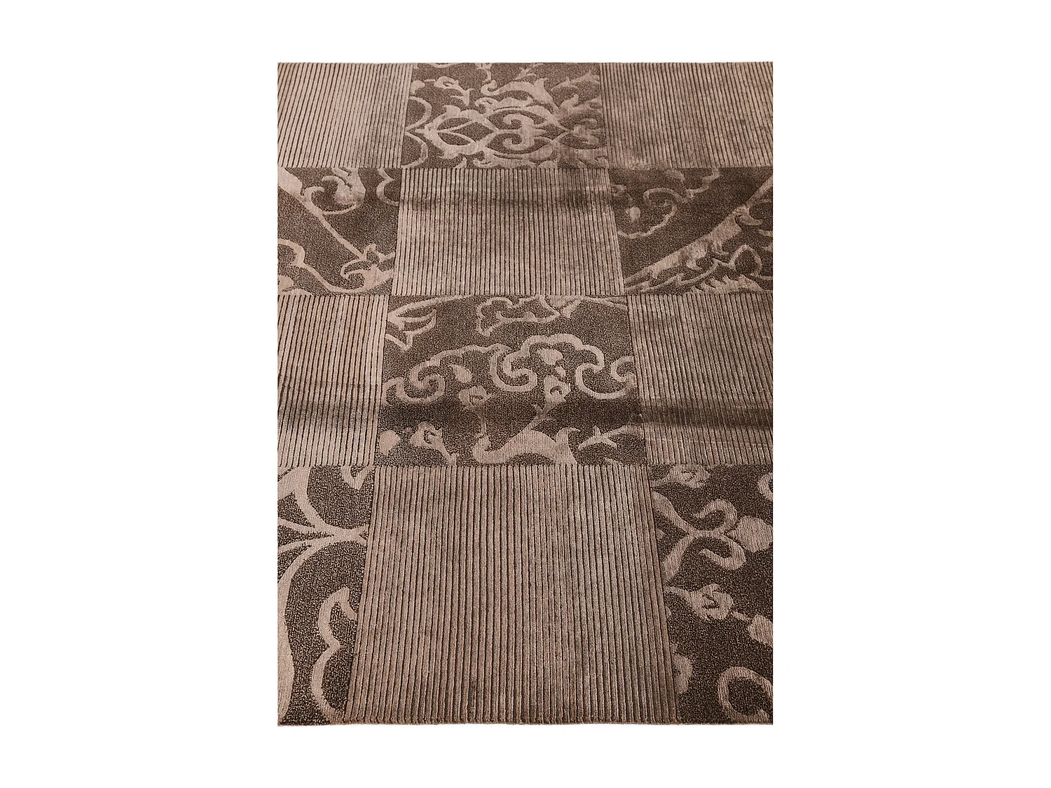 Tapis de laine 175x244 brun Darya