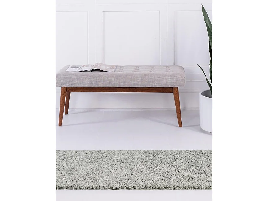 Hoogpolig tapijt 120x62 Groen Luzern