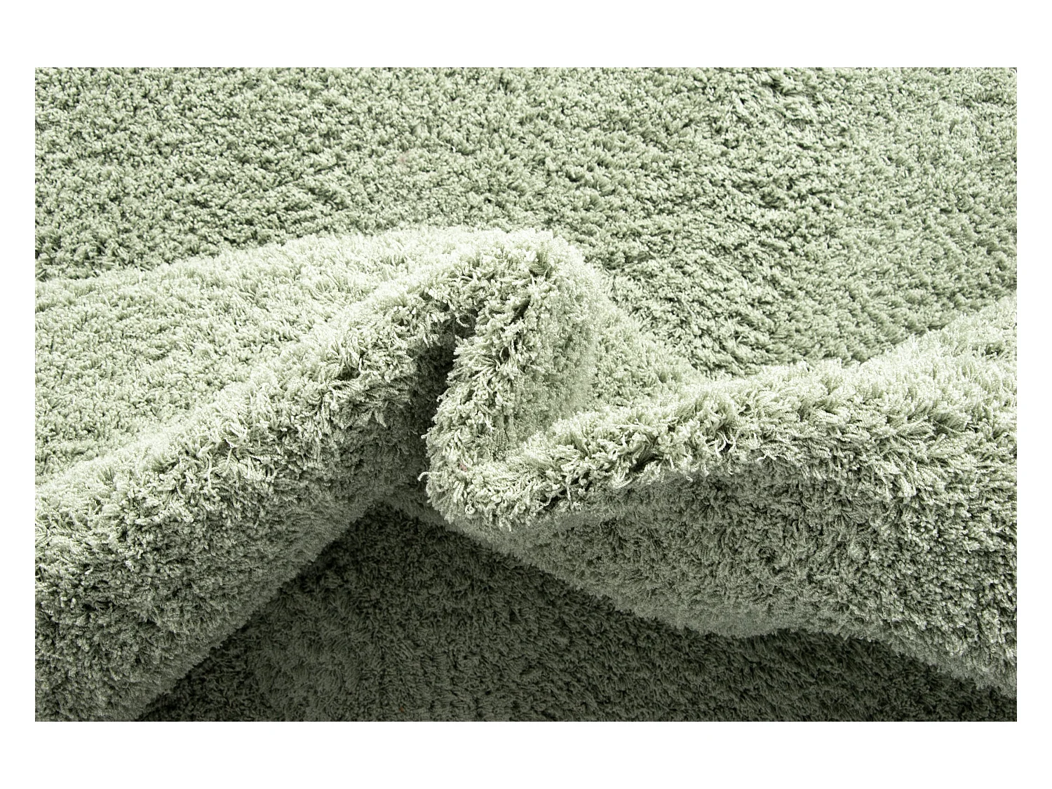 Hoogpolig tapijt 120x62 Groen Luzern