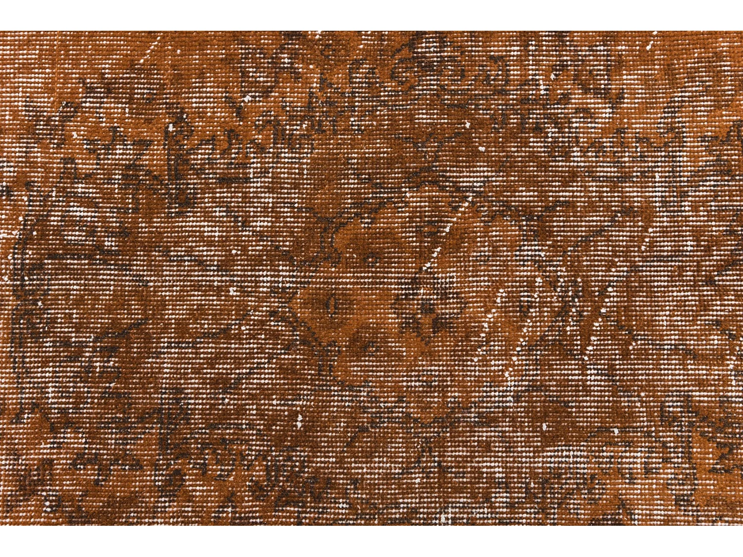 Wollteppich 112x203 Braun Ultra Vintage