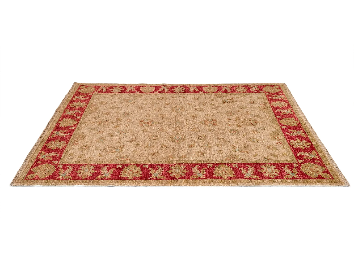 Tapis de laine 150x198 beige Ziegler