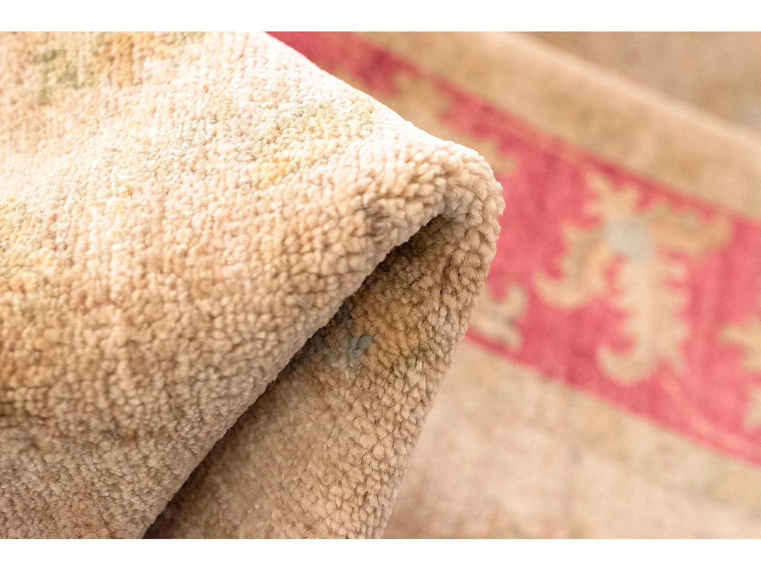 Tapis de laine 150x198 beige Ziegler