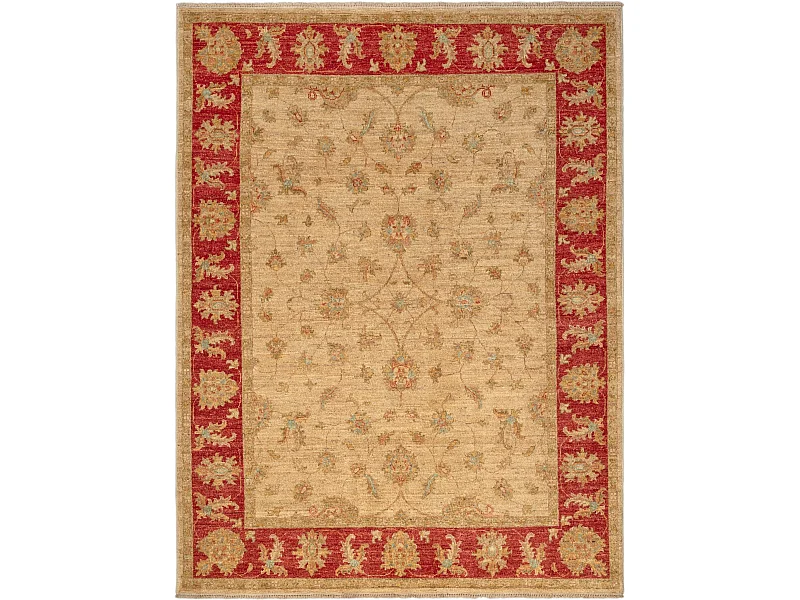 Tapis de laine 150x198 beige Ziegler