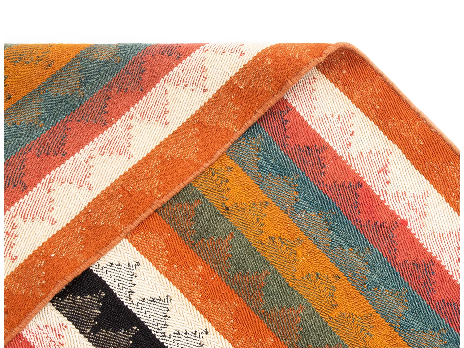 Wollteppich 147x183 Rot Jajim