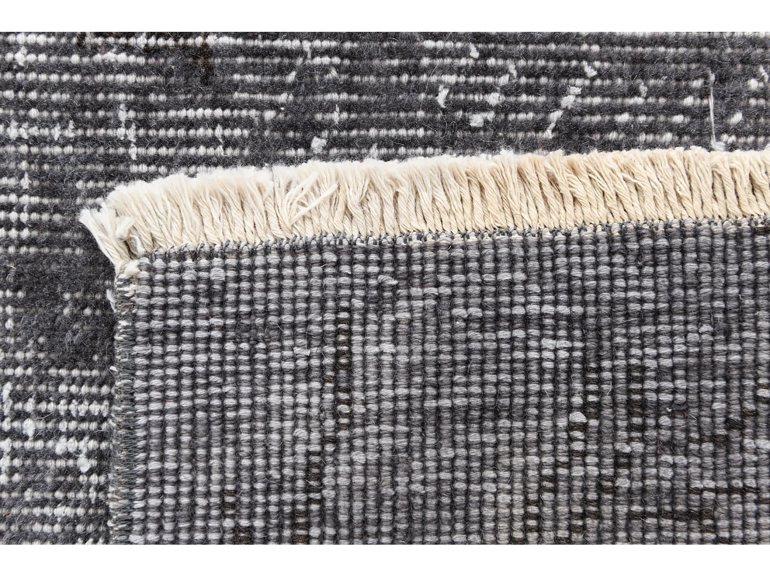 Tapis de laine 165x269 gris Ultra Vintage