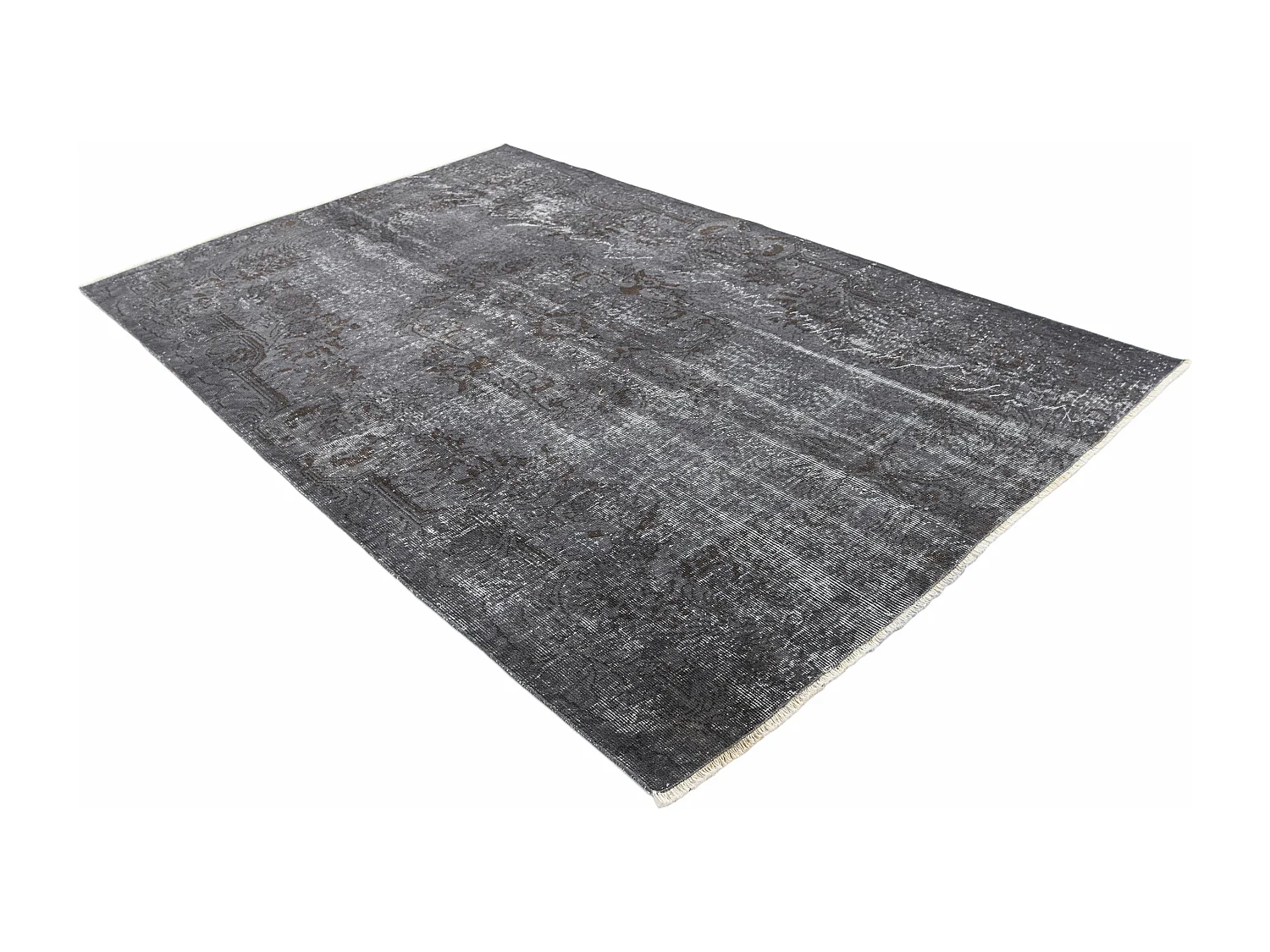 Tapis de laine 165x269 gris Ultra Vintage