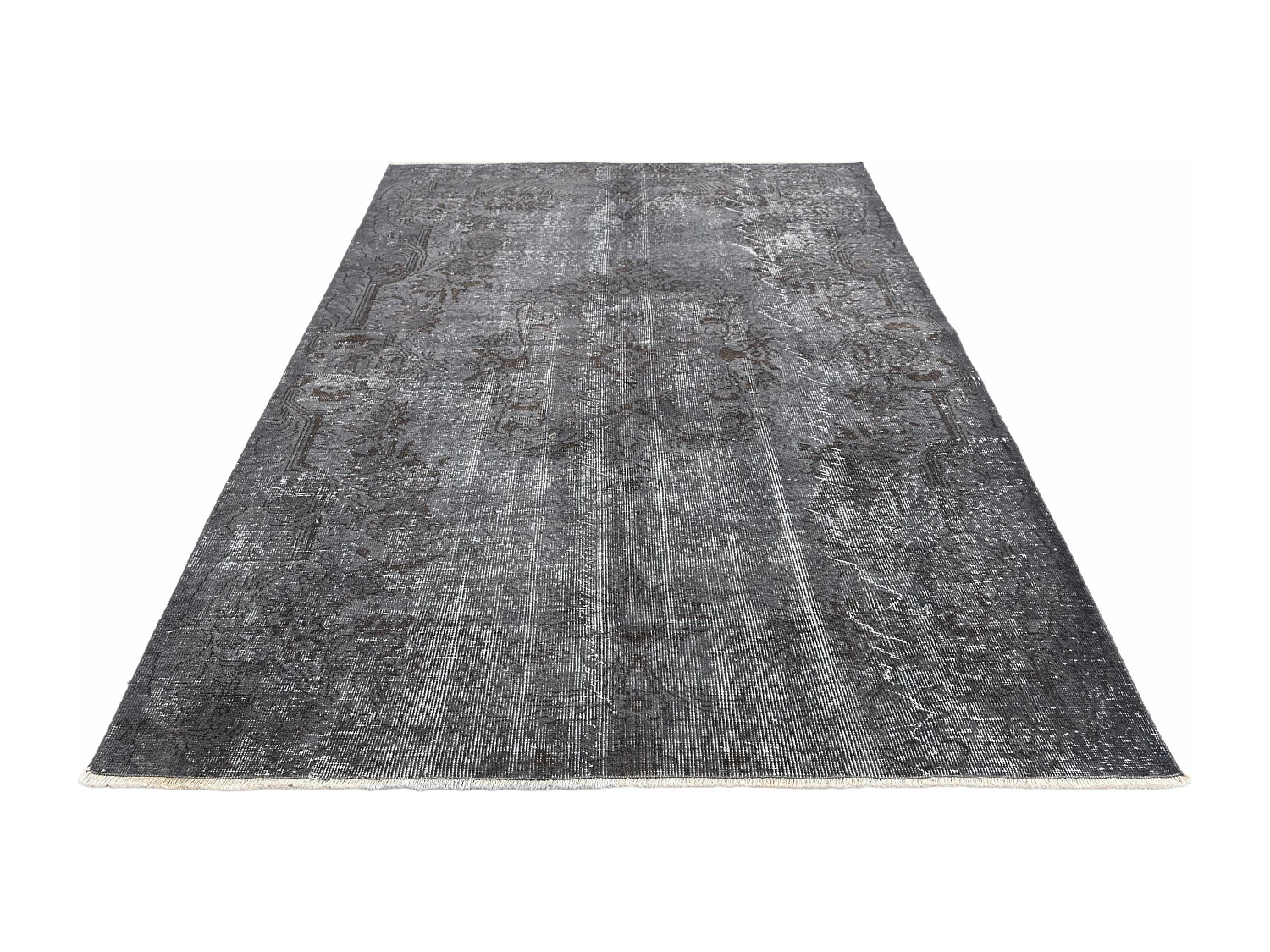 Tapis de laine 165x269 gris Ultra Vintage