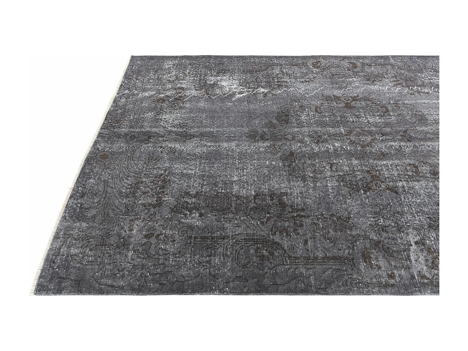 Tapis de laine 165x269 gris Ultra Vintage