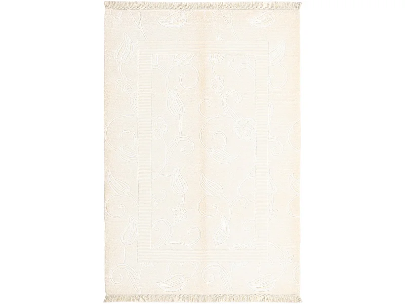 Tapis de laine 124x183 beige Darya