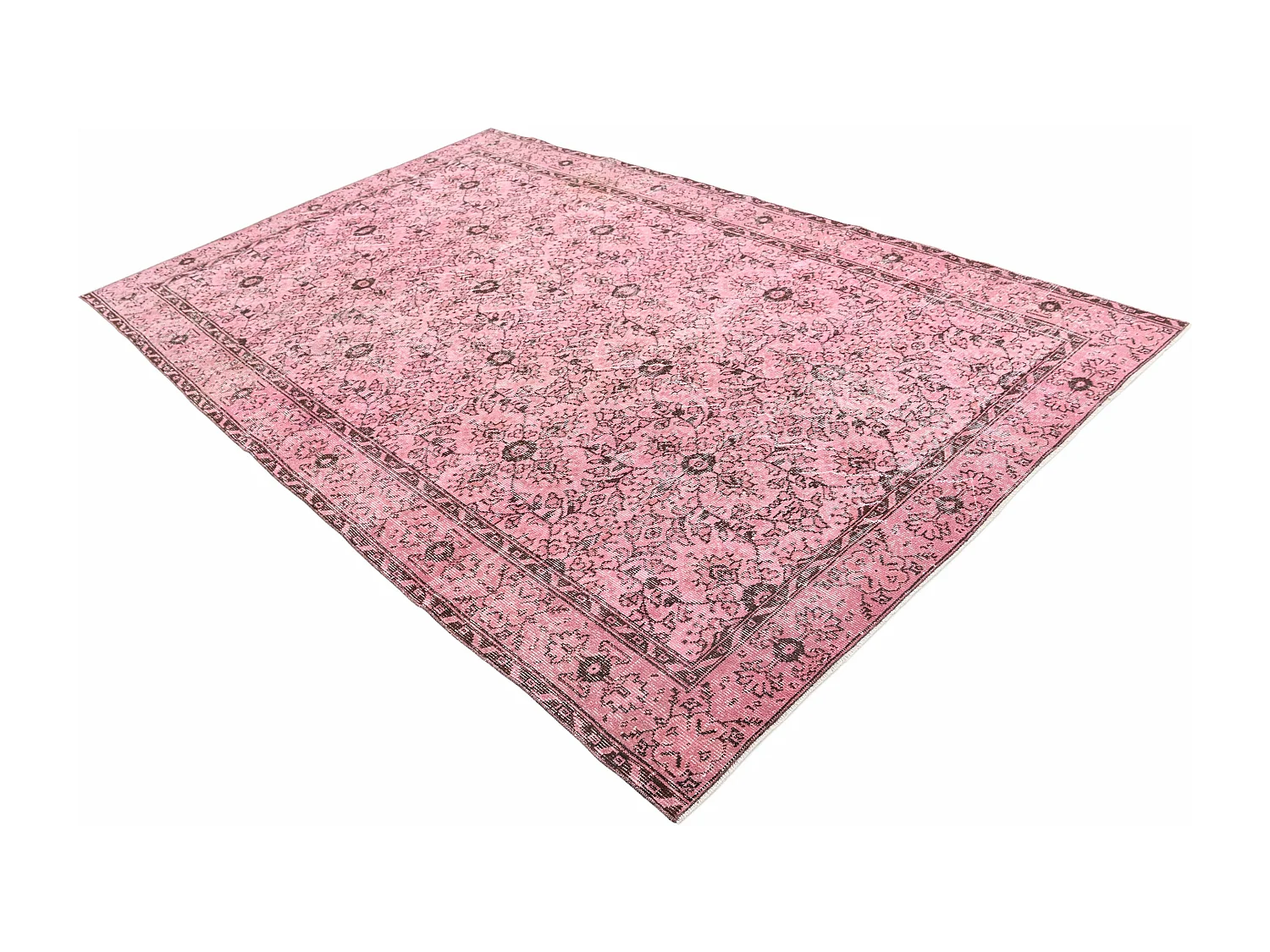 Tapis de laine 180x287 rose Ultra Vintage
