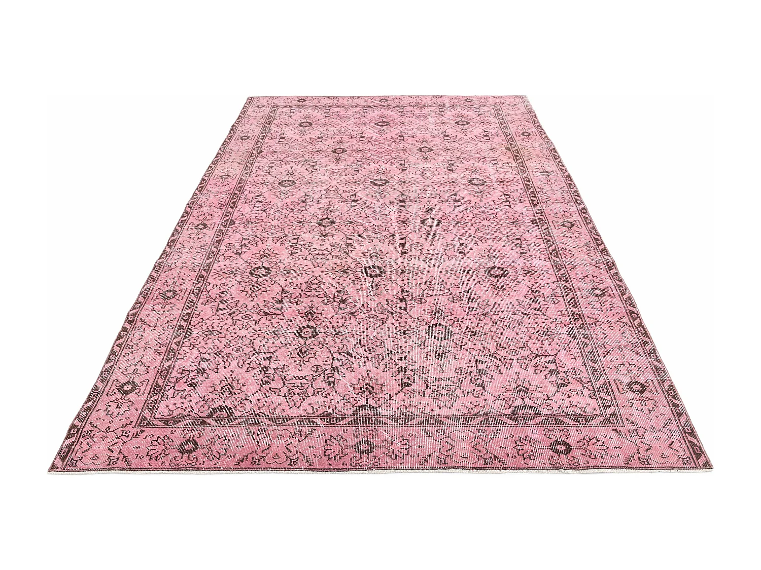 Tapis de laine 180x287 rose Ultra Vintage