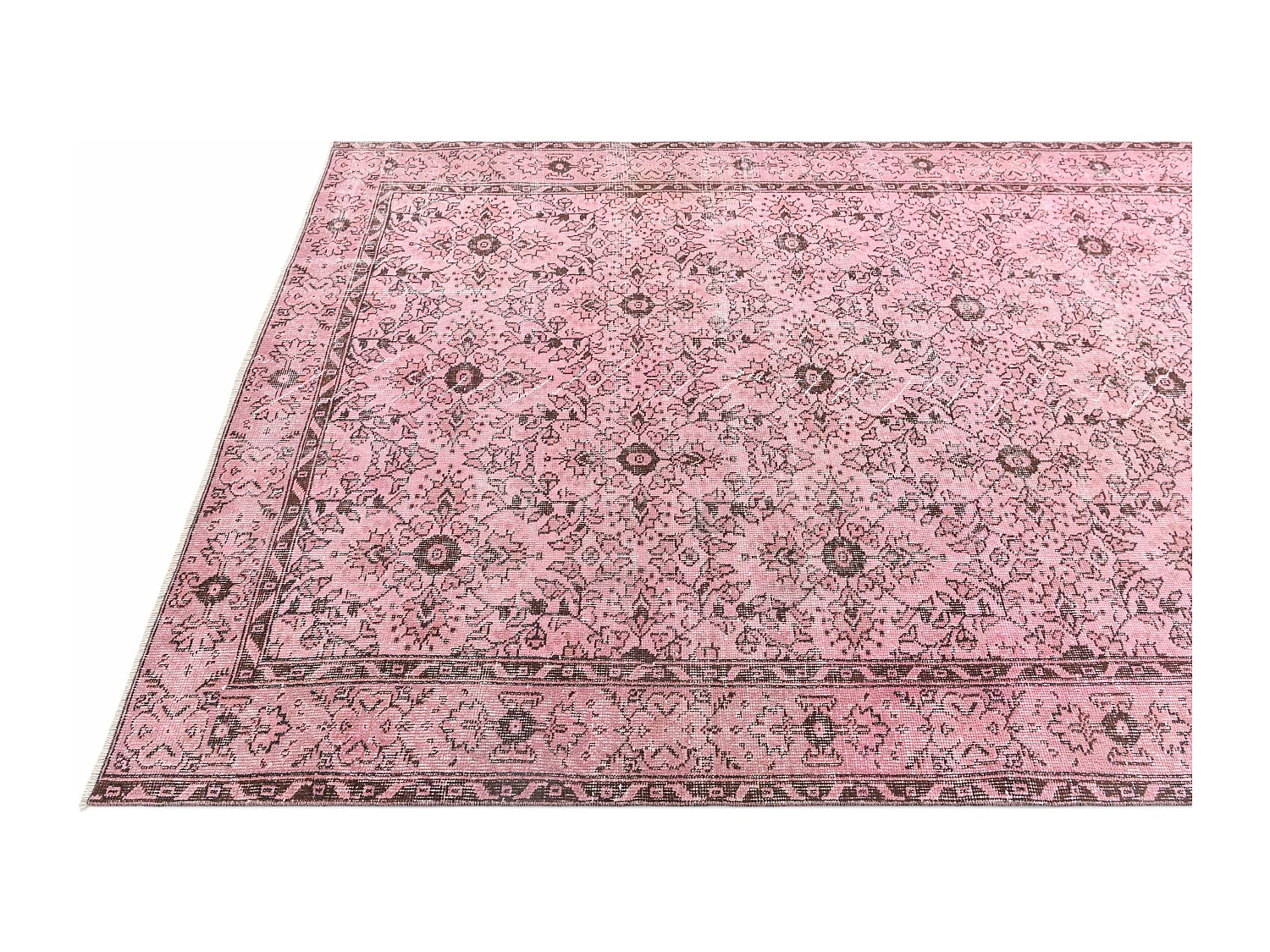Tapis de laine 180x287 rose Ultra Vintage