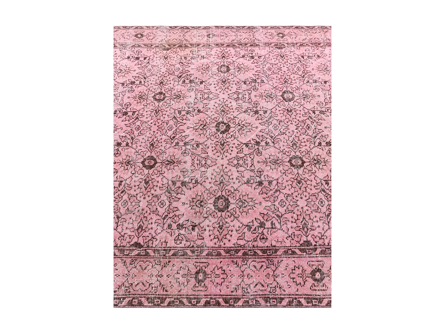 Tapis de laine 180x287 rose Ultra Vintage