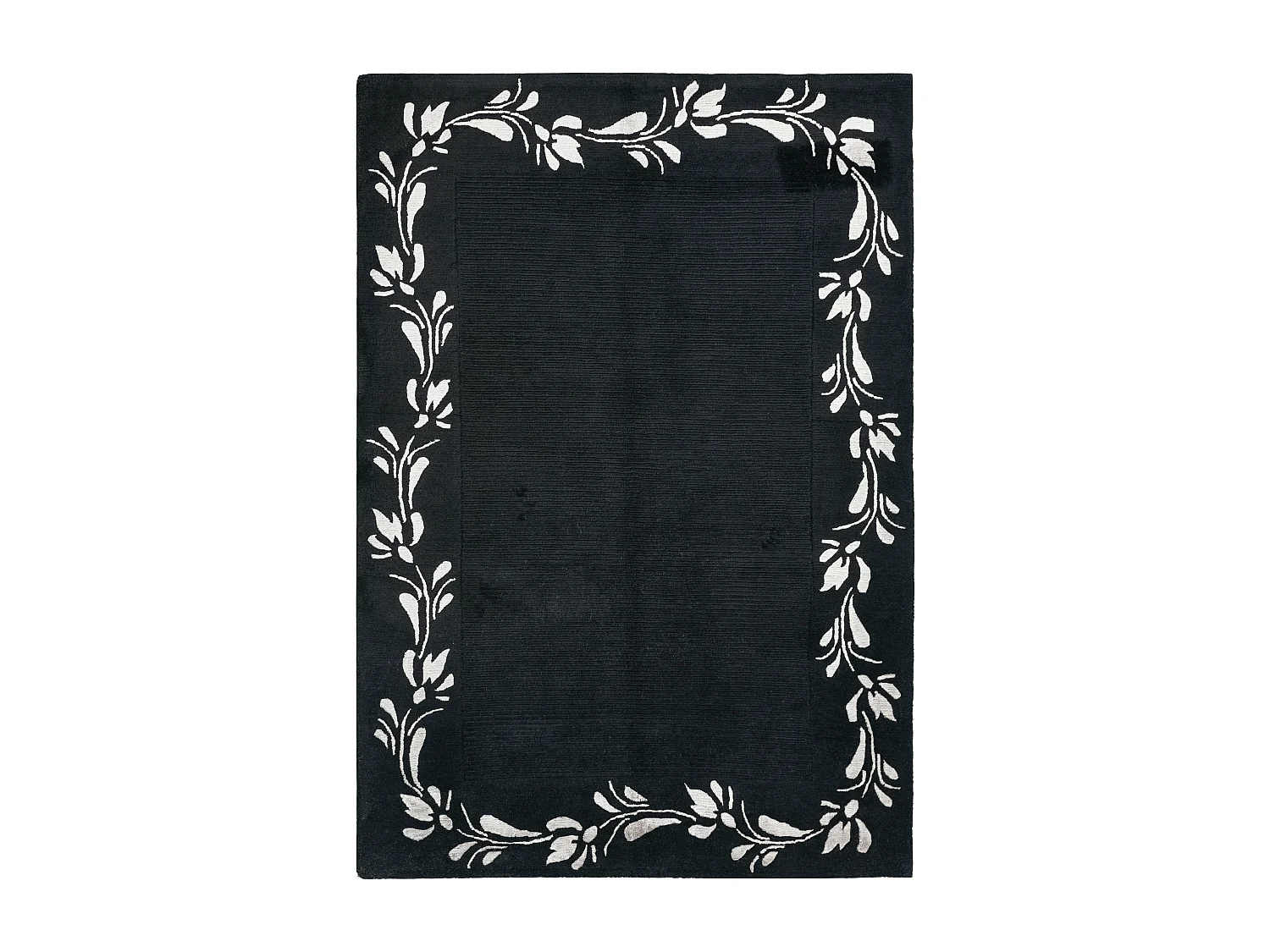Tapis de laine 127x185 noir Darya