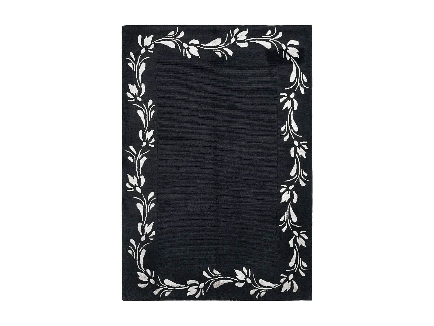 Tapis de laine 127x185 noir Darya