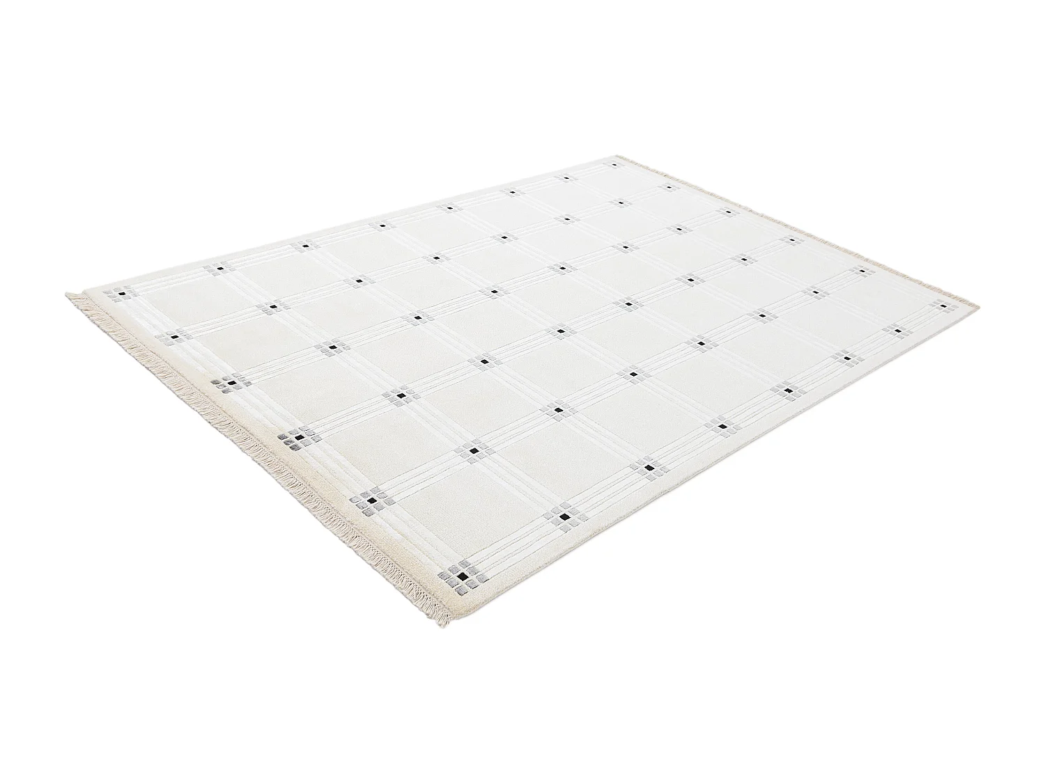 Tapis de laine 168x239 beige Darya