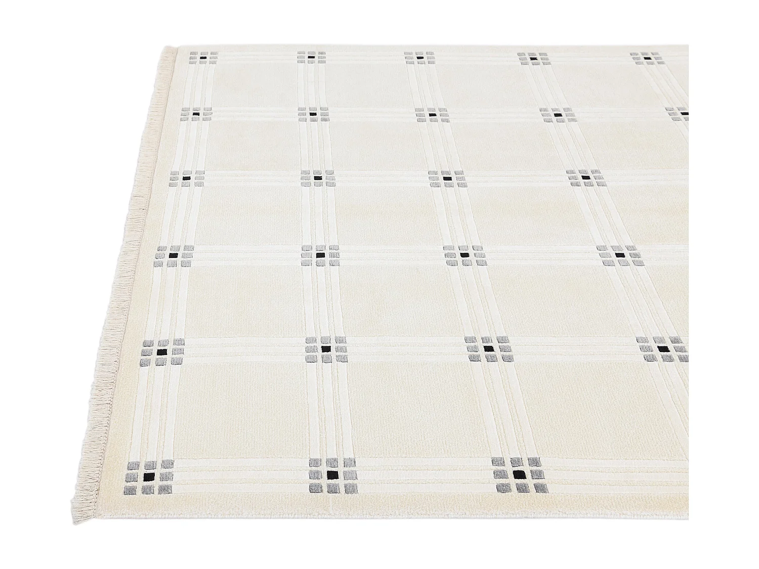 Tapis de laine 168x239 beige Darya