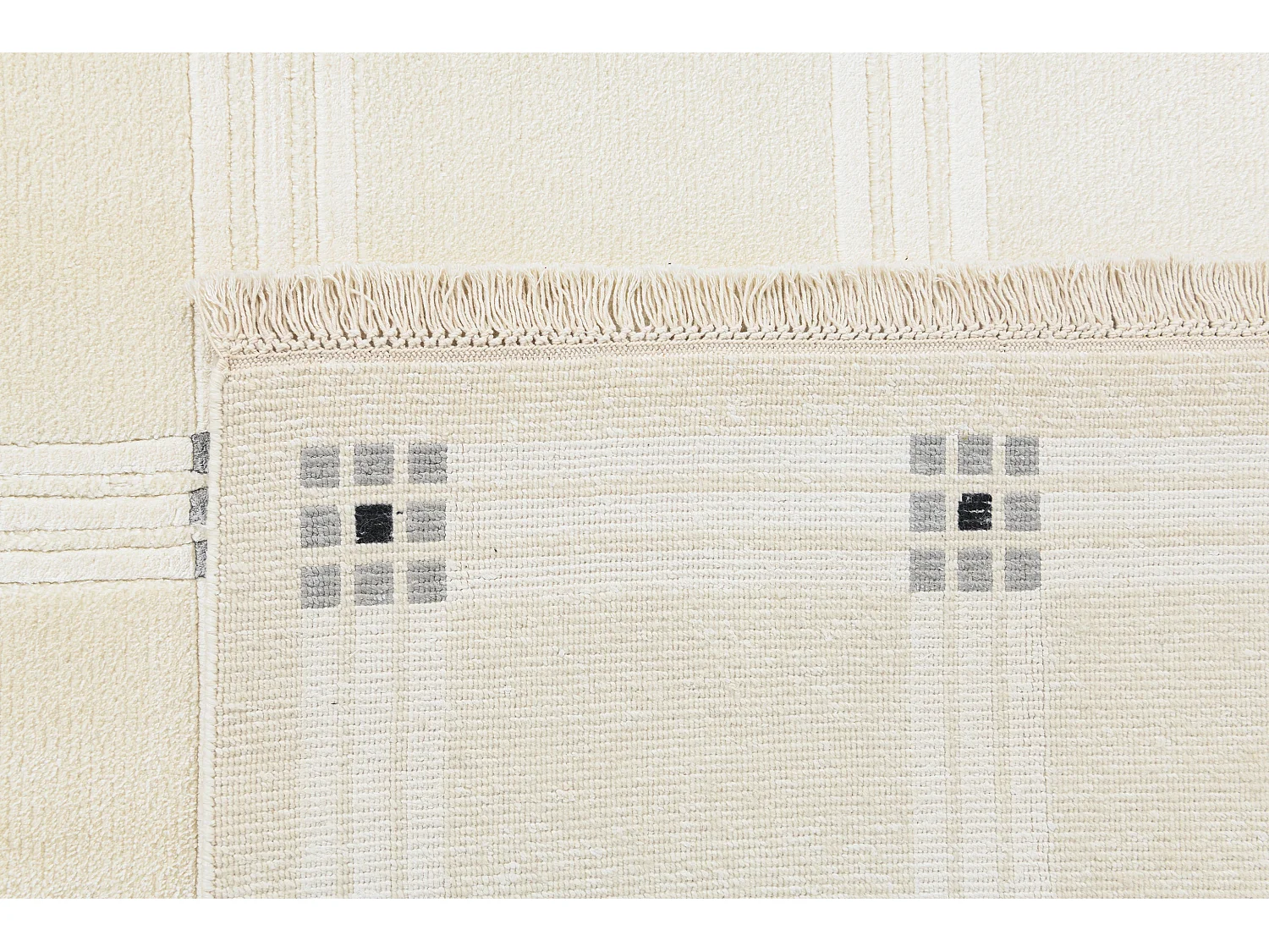 Tapis de laine 168x239 beige Darya