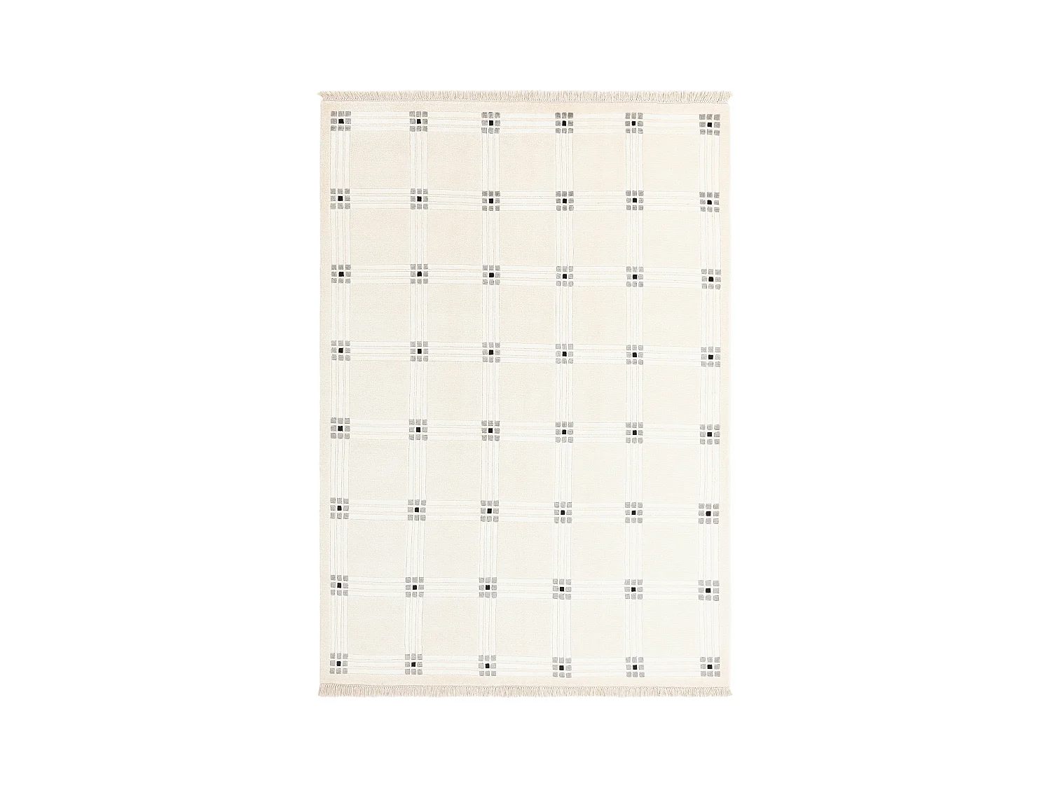 Tapis de laine 168x239 beige Darya