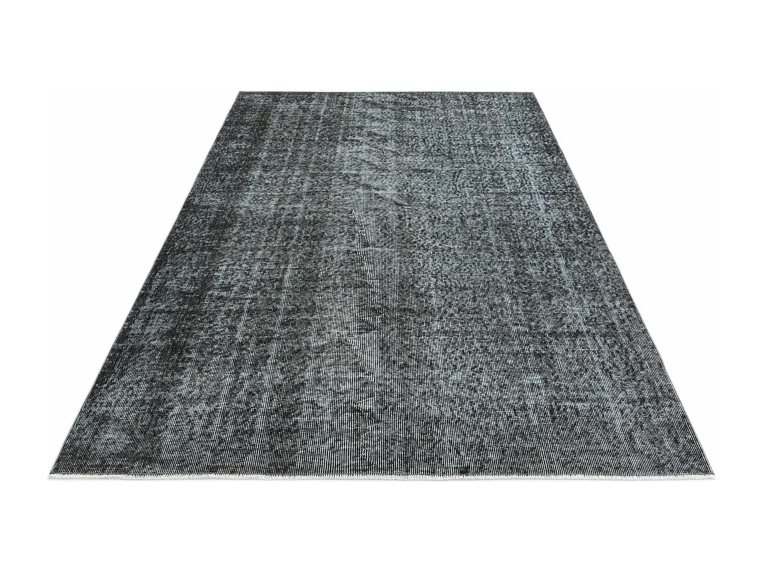 Wollteppich 160x262 Schwarz Ultra Vintage