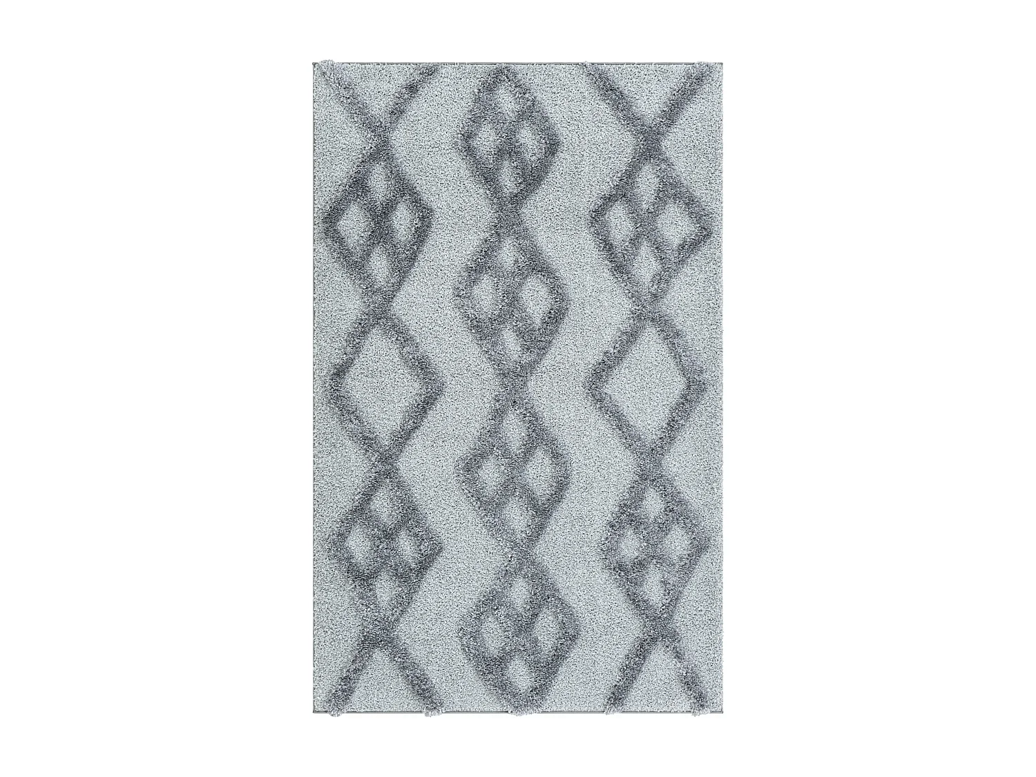 Tapis shaggy 160x245 gris Thun Tribus