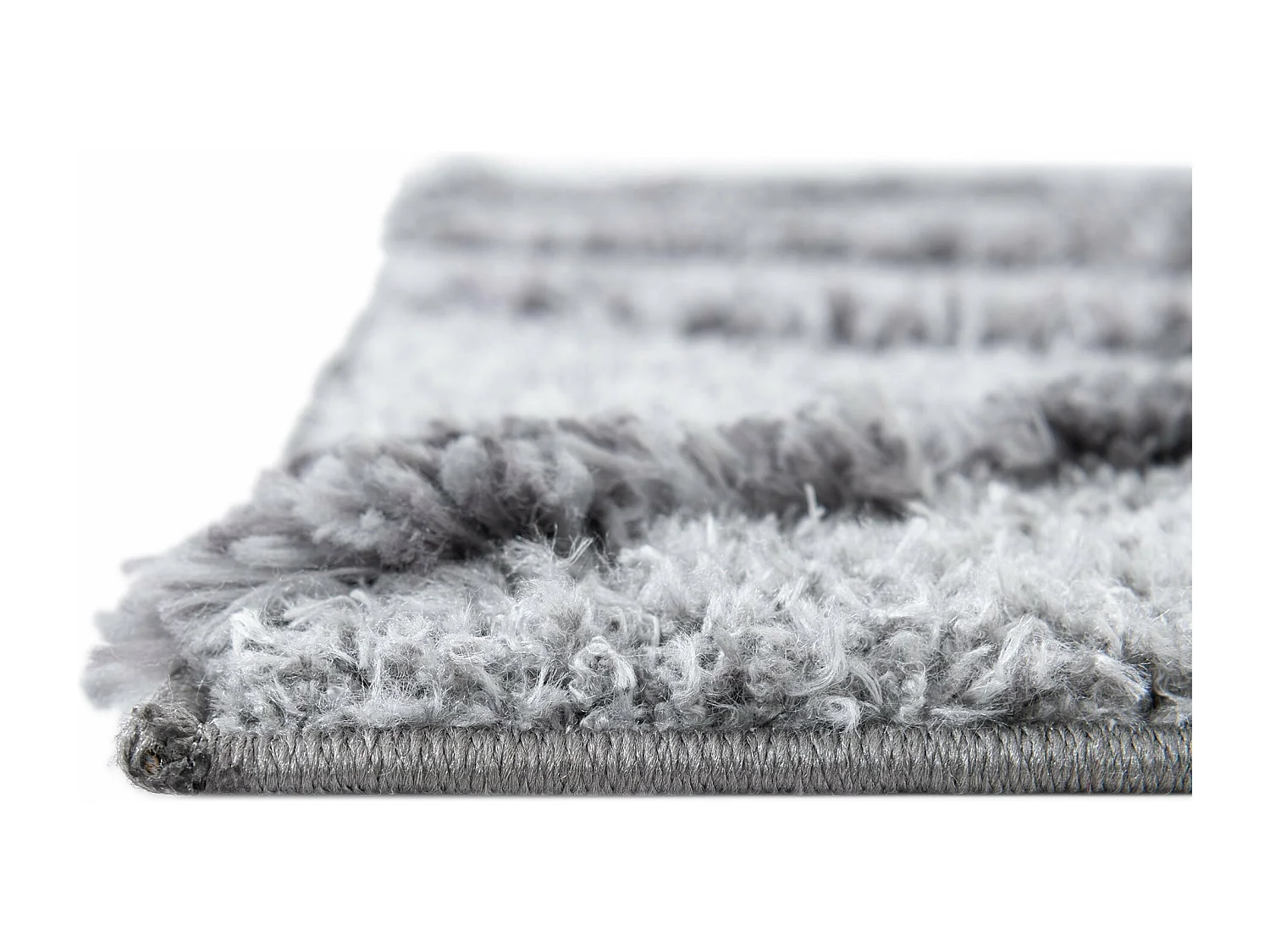 Tapis shaggy 160x245 gris Thun Tribus