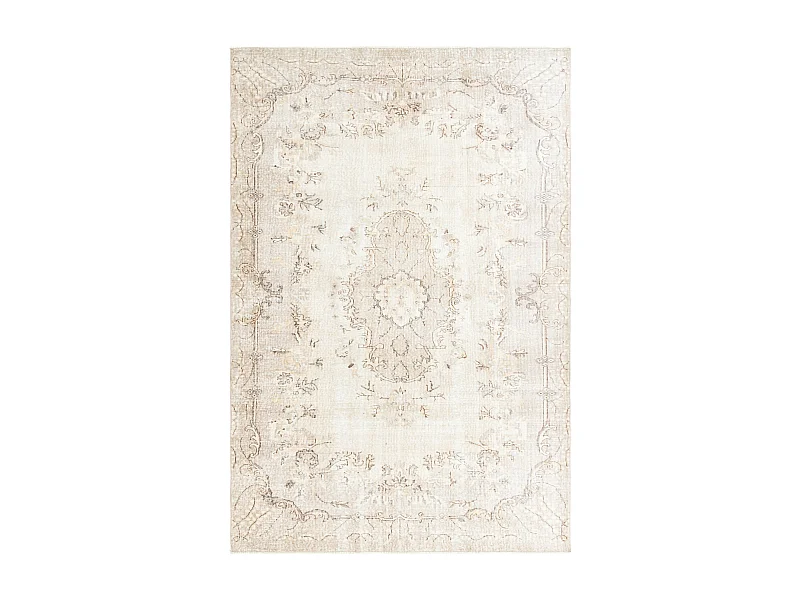 Tapis de laine 206x305 beige Ultra Vintage