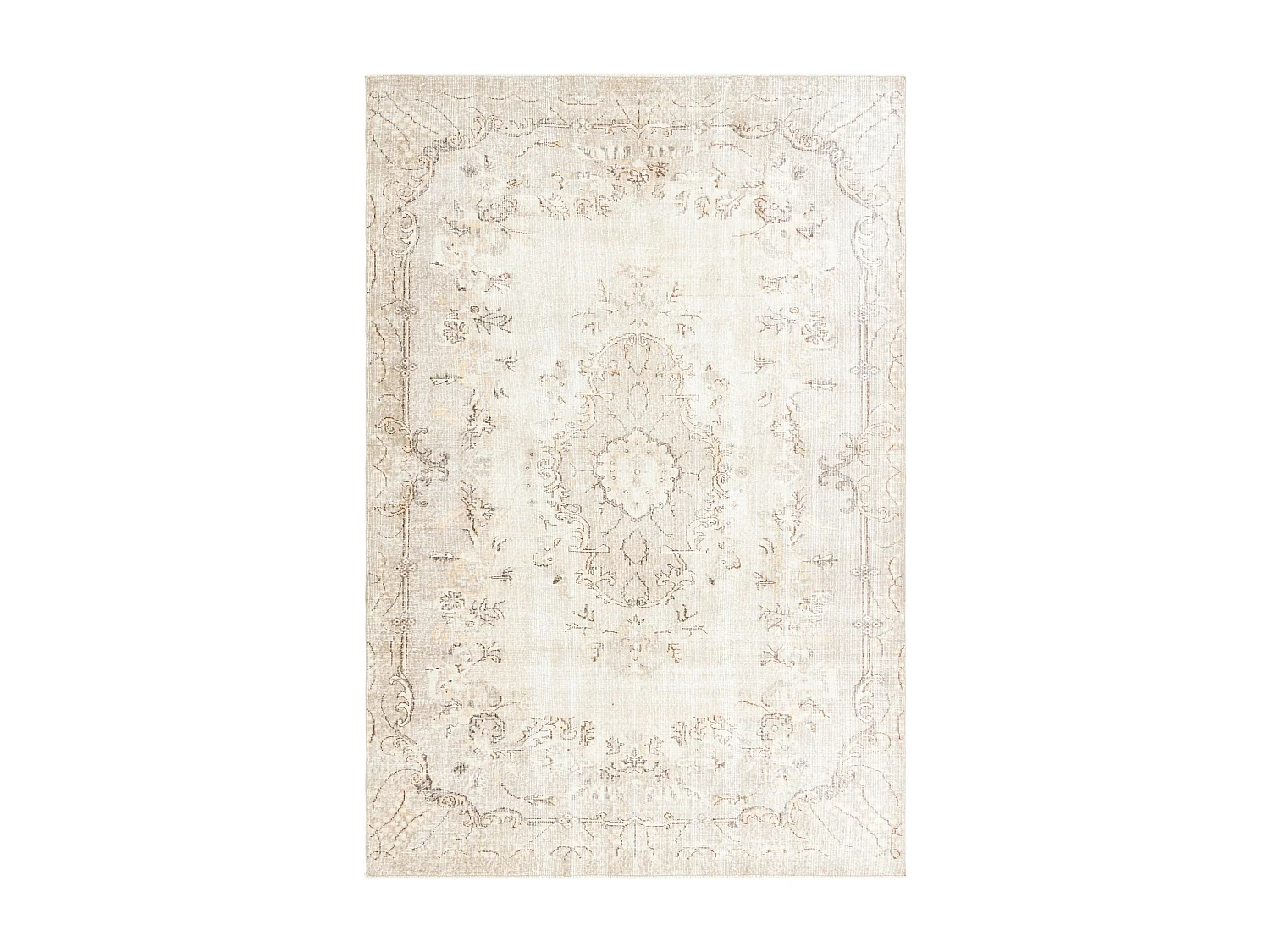 Wollteppich 206x305 Beige Ultra Vintage