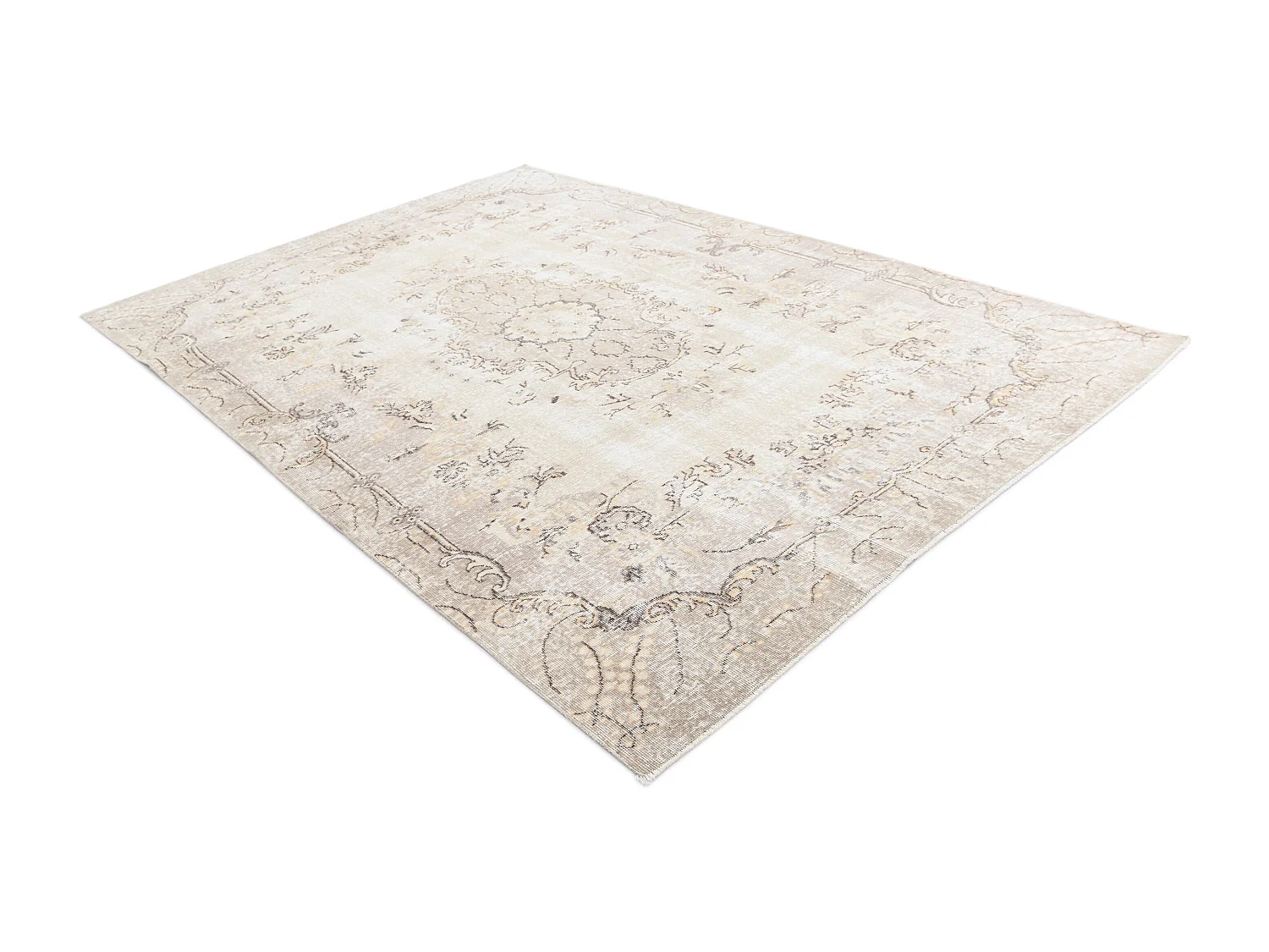 Tapis de laine 206x305 beige Ultra Vintage