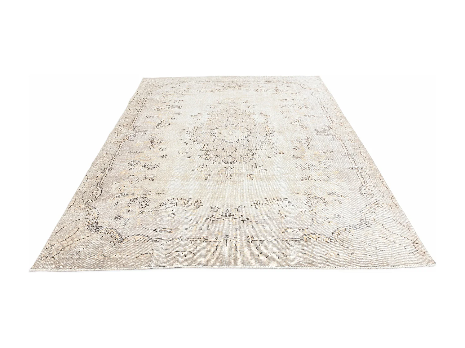 Tapis de laine 206x305 beige Ultra Vintage