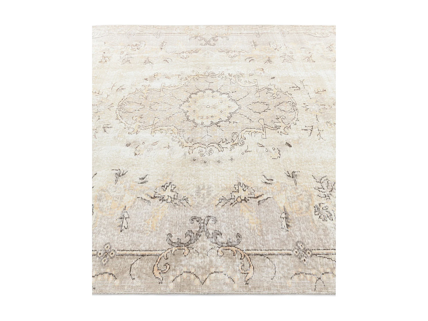Tapis de laine 206x305 beige Ultra Vintage