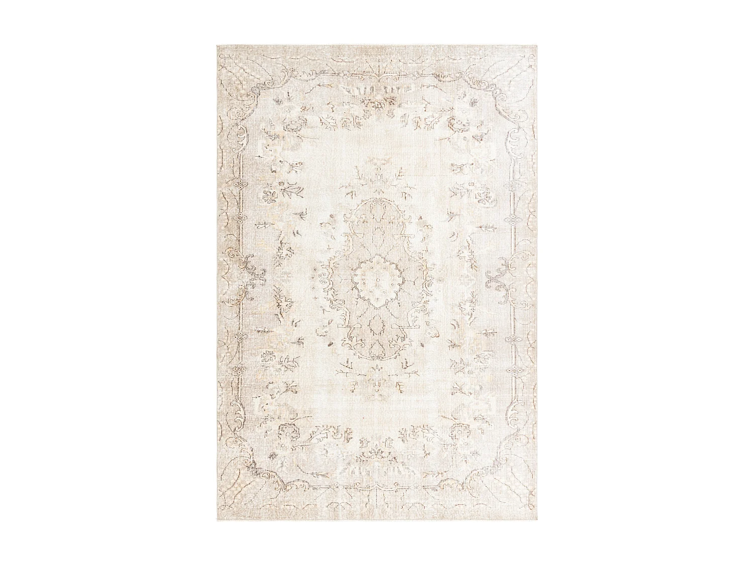 Tapis de laine 206x305 beige Ultra Vintage