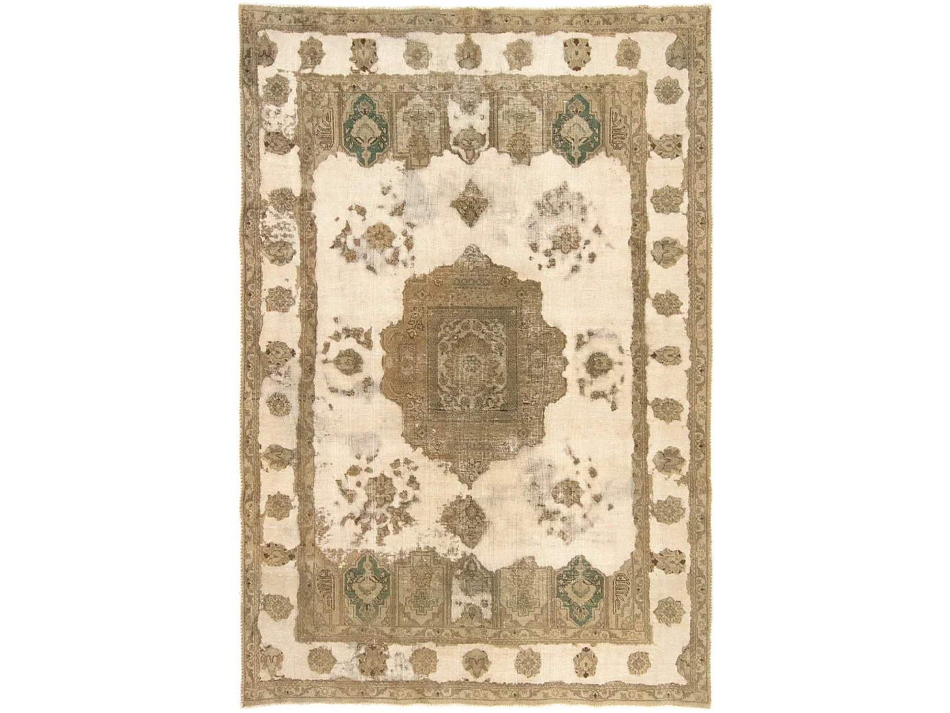 Wollteppich 196x290 Beige Vintage Royal