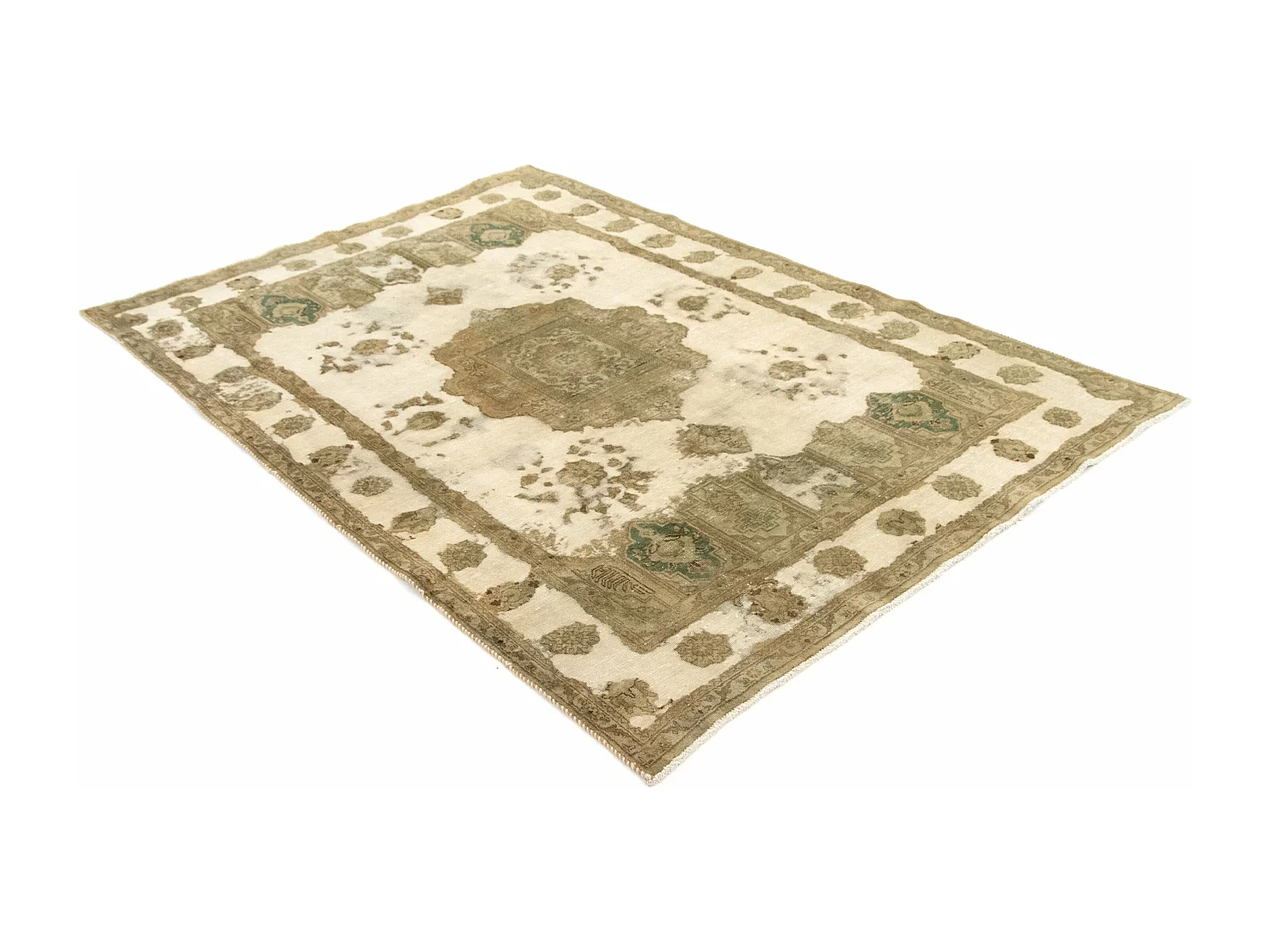 Wollteppich 196x290 Beige Vintage Royal