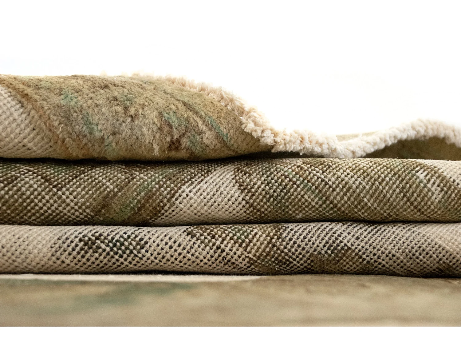 Tapis de laine 196x290 beige Vintage Royal