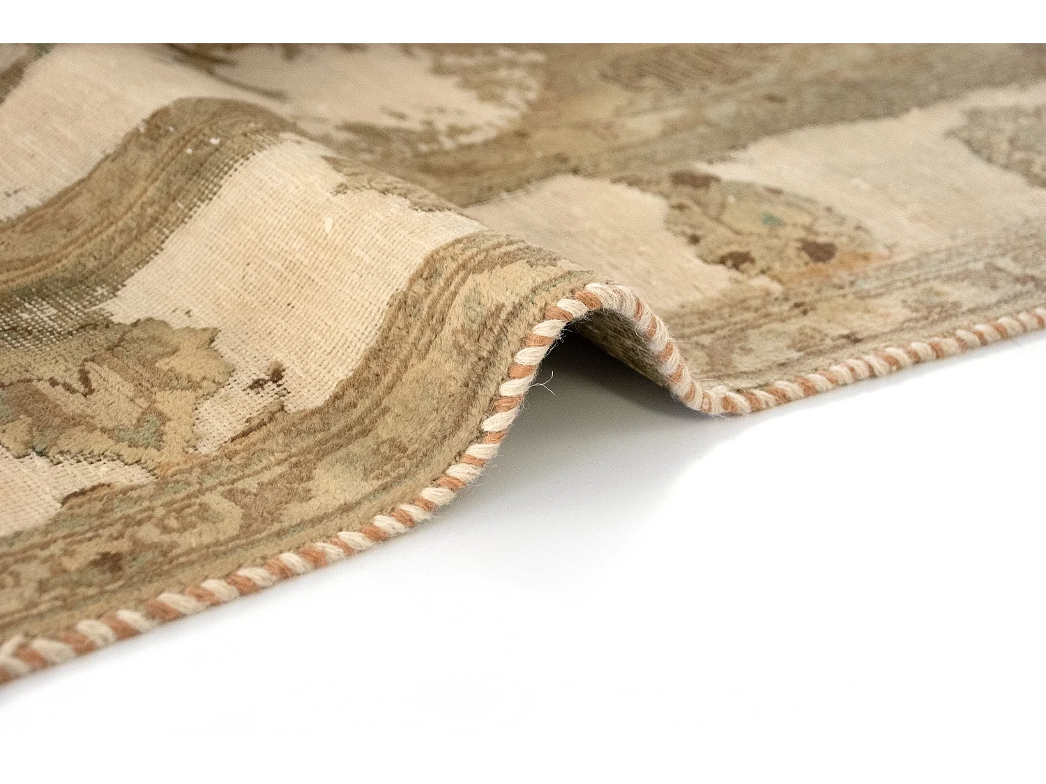 Tapis de laine 196x290 beige Vintage Royal