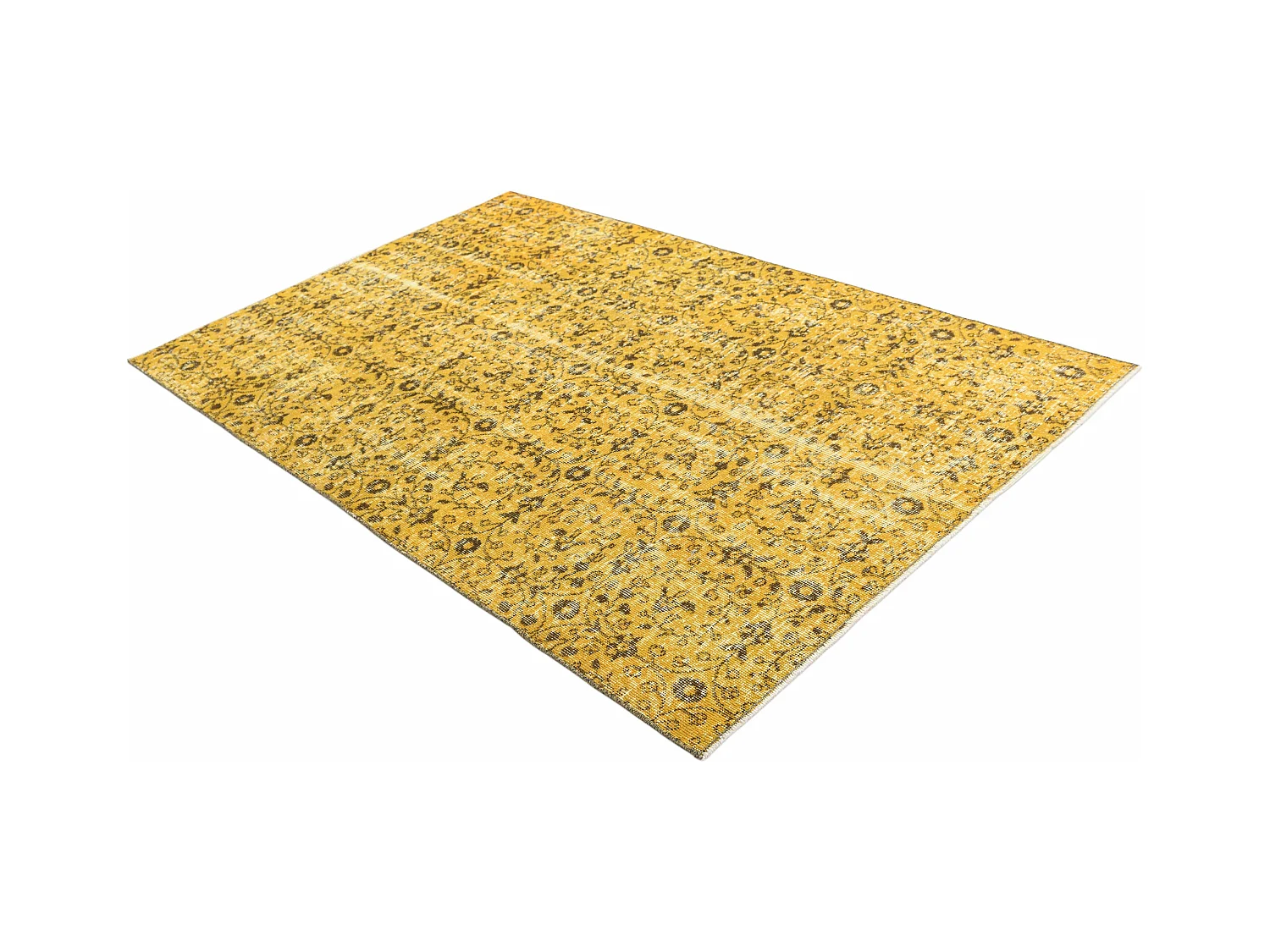 Woltapijt 206x130 Geel Ultra Vintage