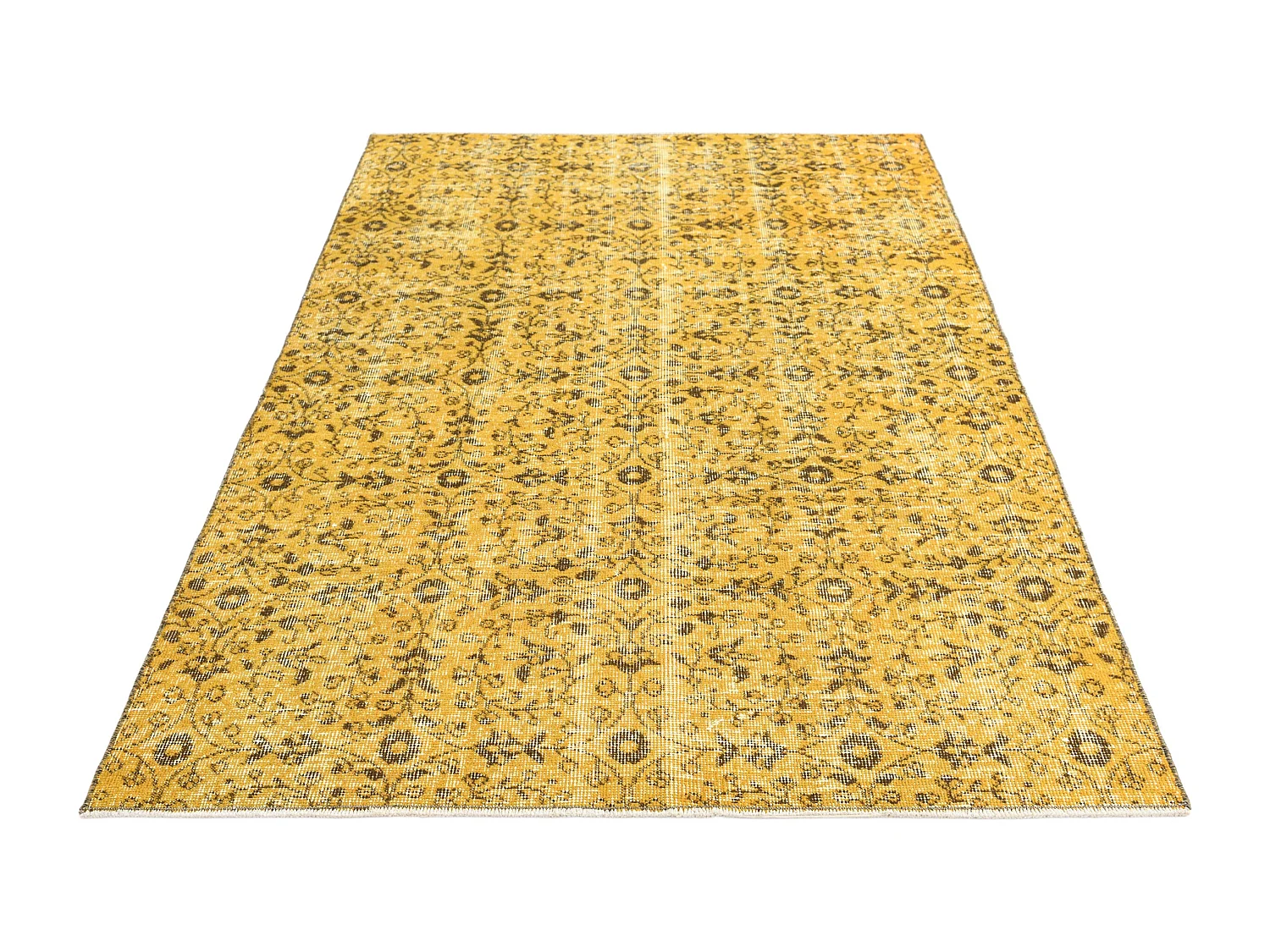 Woltapijt 206x130 Geel Ultra Vintage