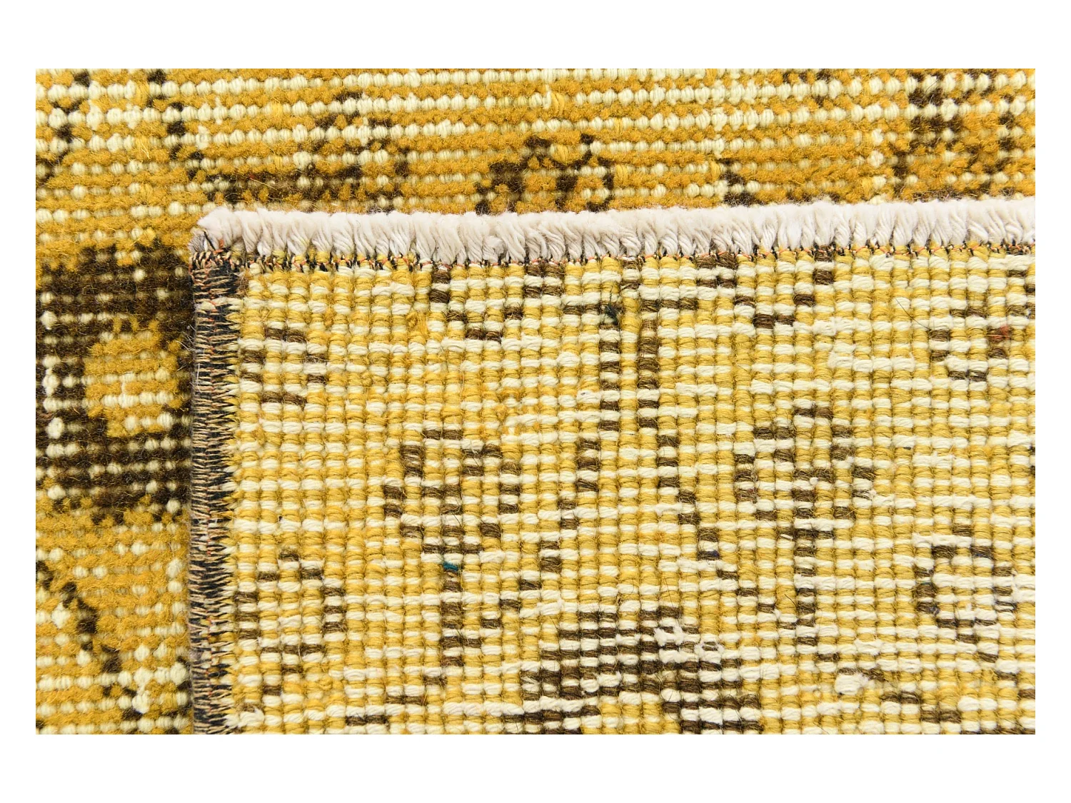 Woltapijt 206x130 Geel Ultra Vintage