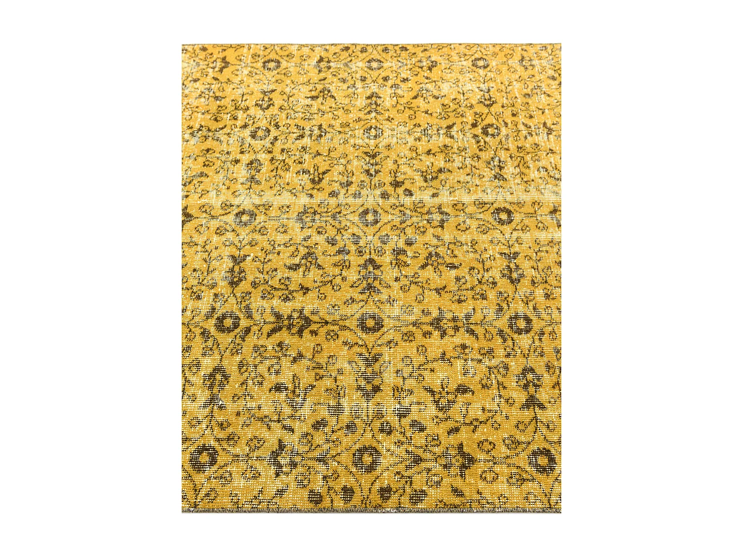 Tapis de laine 130x206 jaune Ultra Vintage