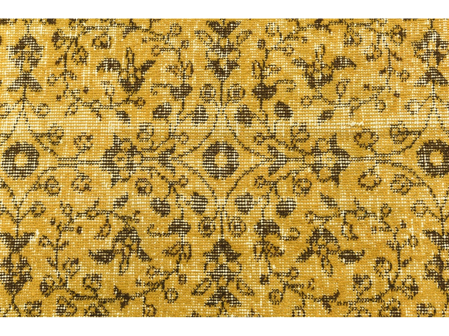Tapis de laine 130x206 jaune Ultra Vintage