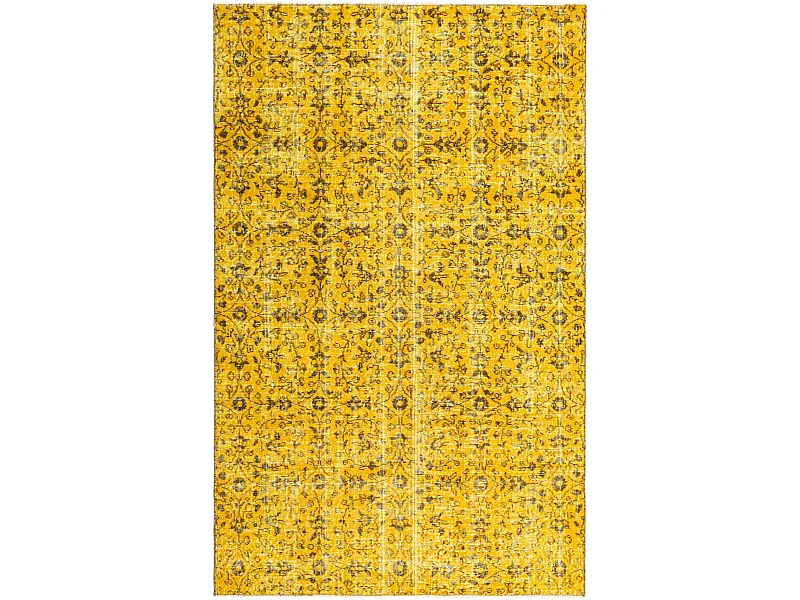 Tapis de laine 130x206 jaune Ultra Vintage