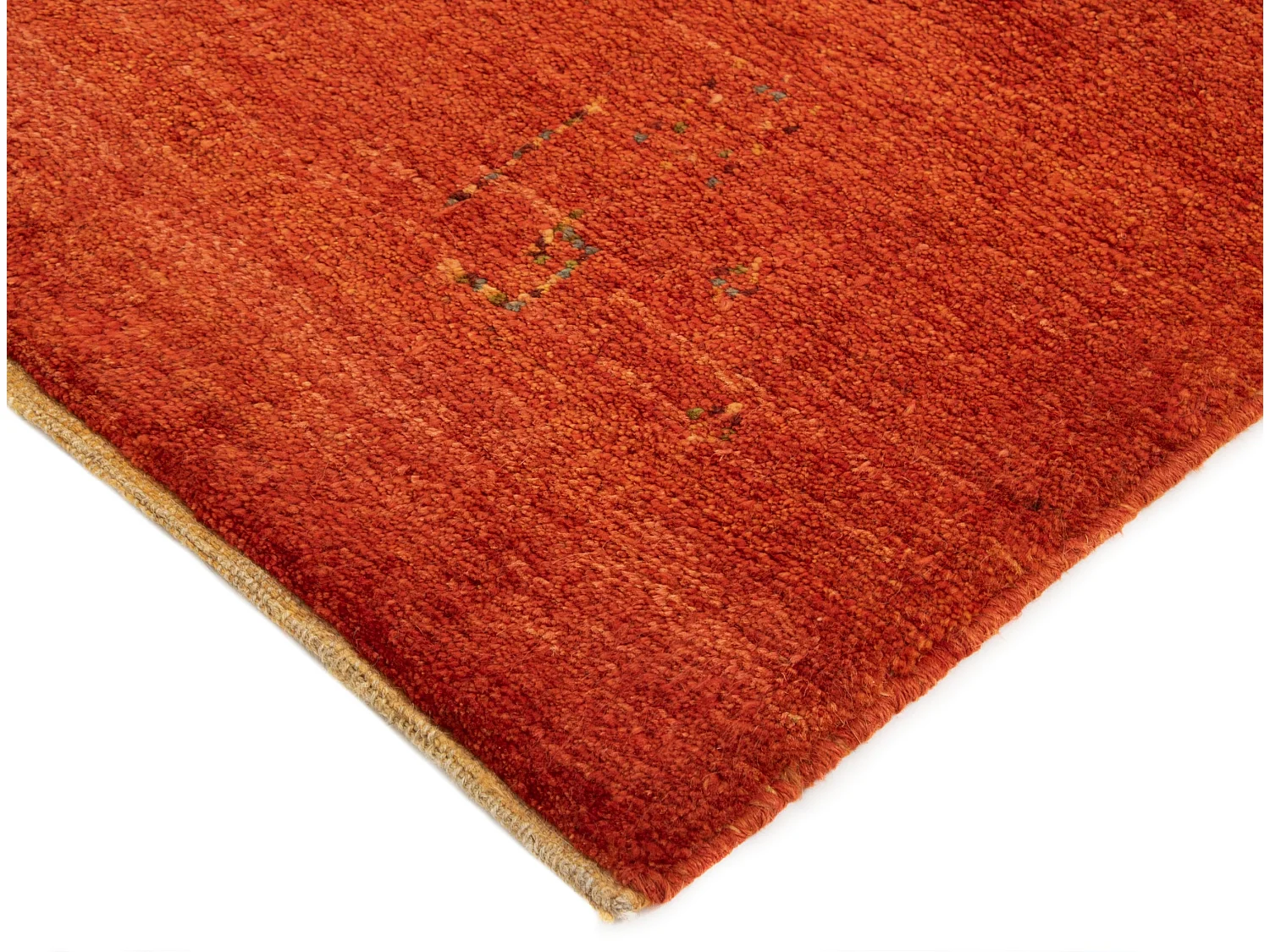 Wollteppich 154x189 Rot Gabbeh Shouli