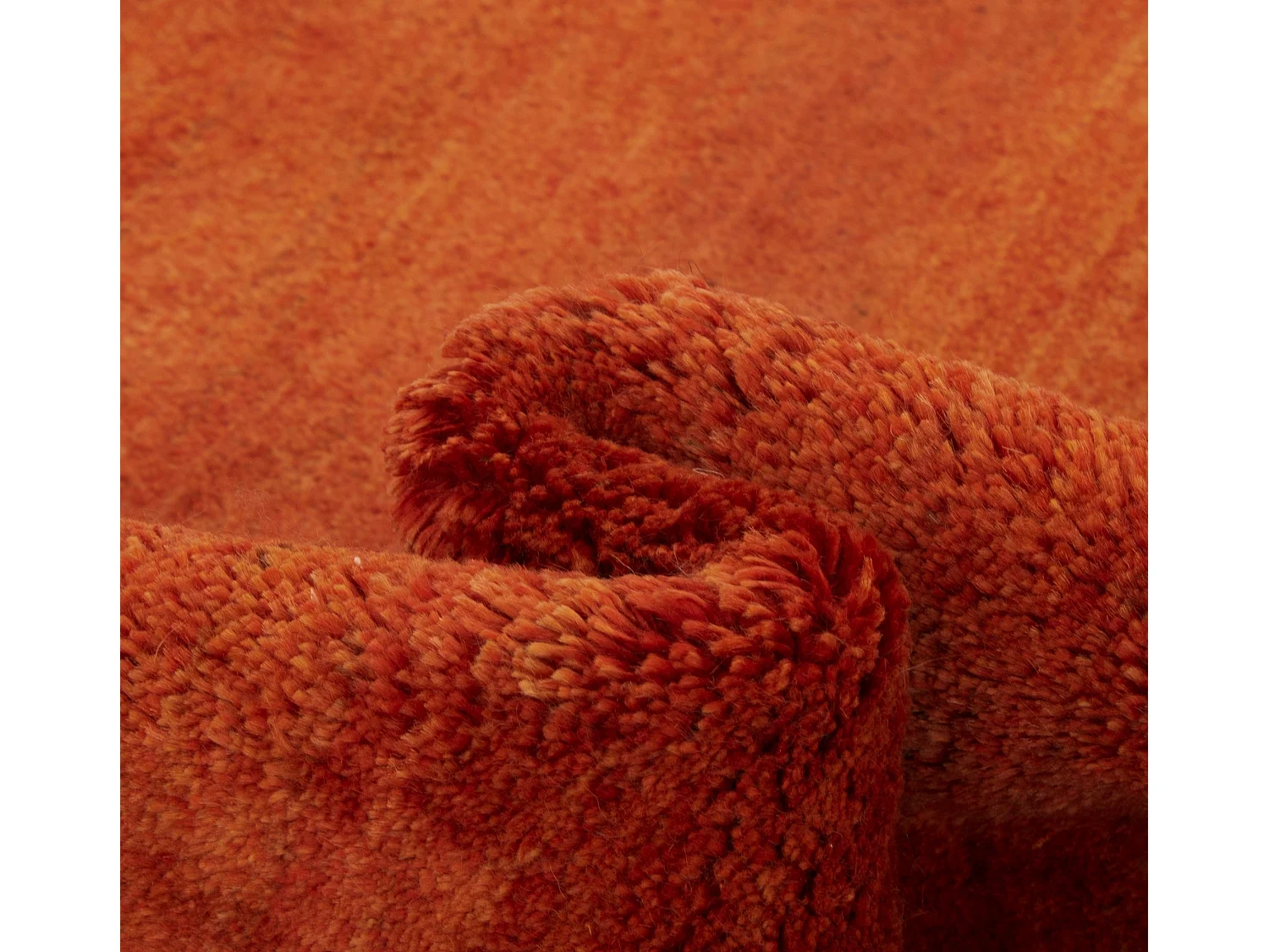 Wollteppich 154x189 Rot Gabbeh Shouli