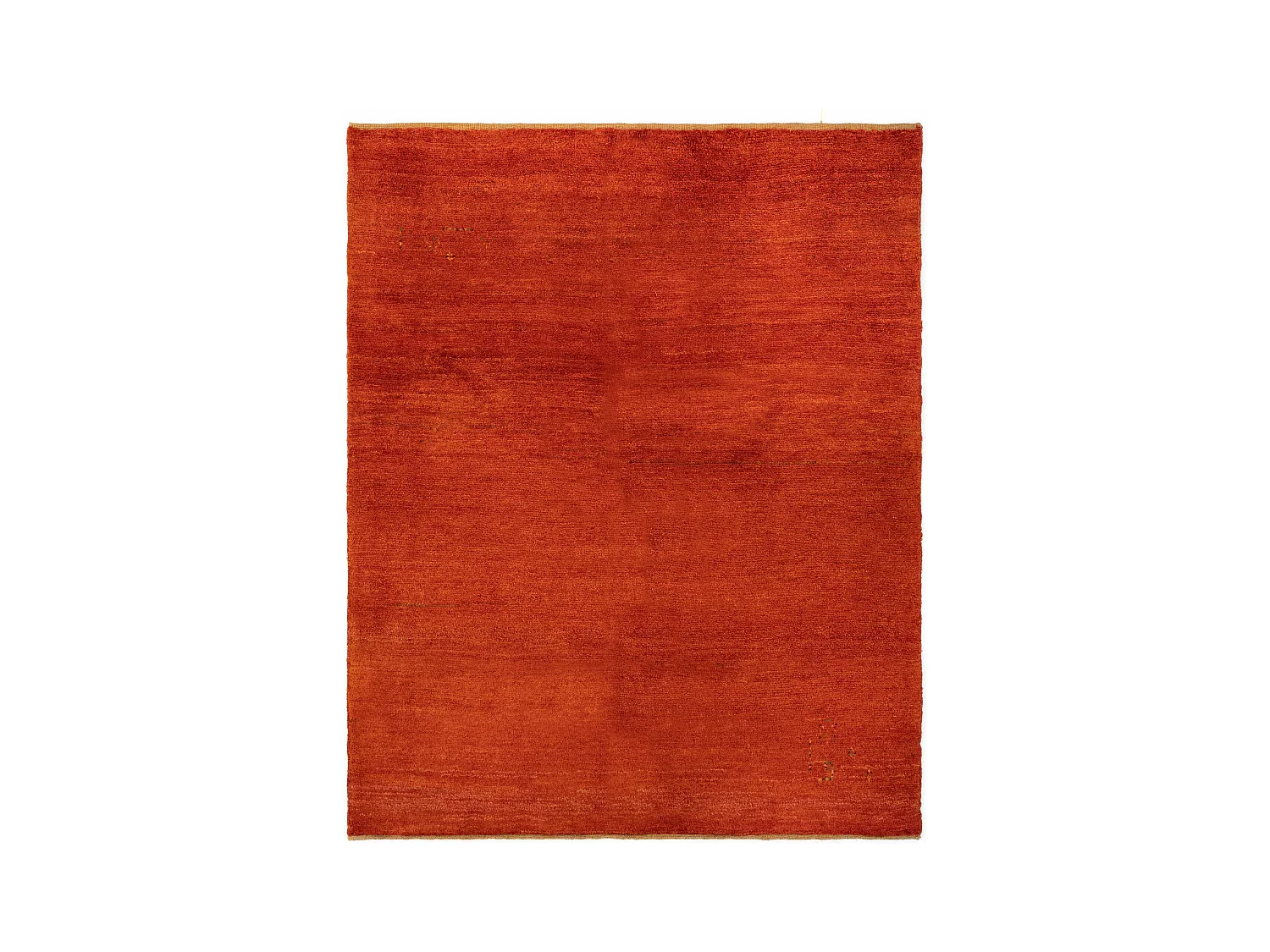 Tapis de laine 154x189 rouge Gabbeh Shouli