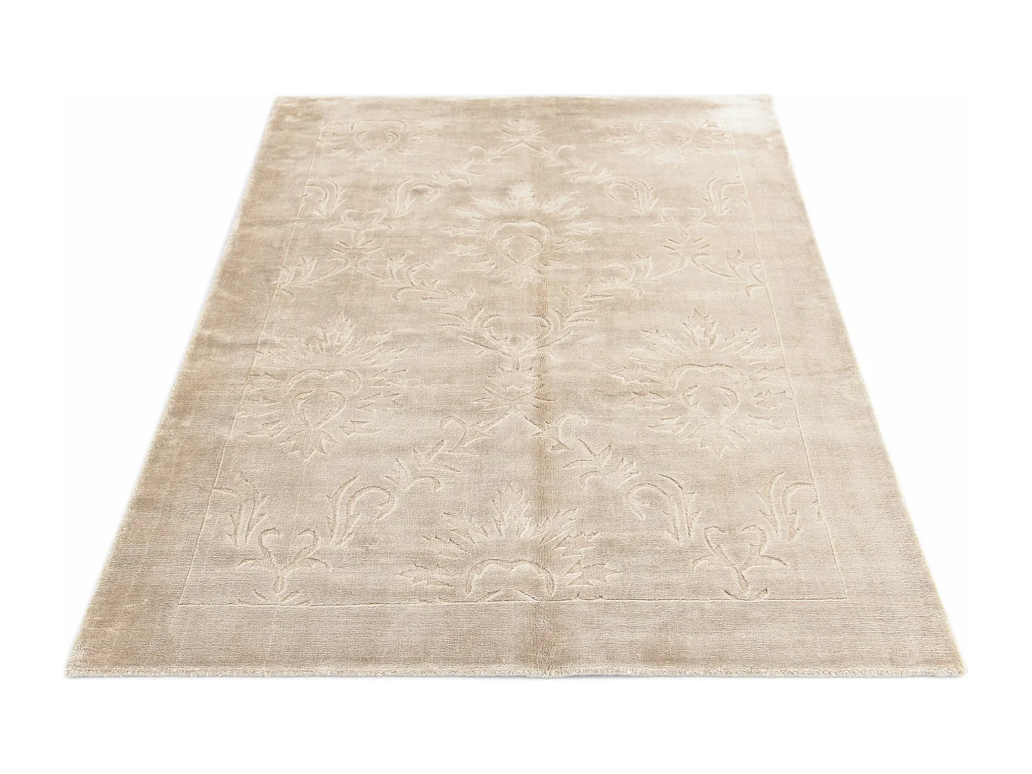 Tapis de laine 119x175 brun Darya